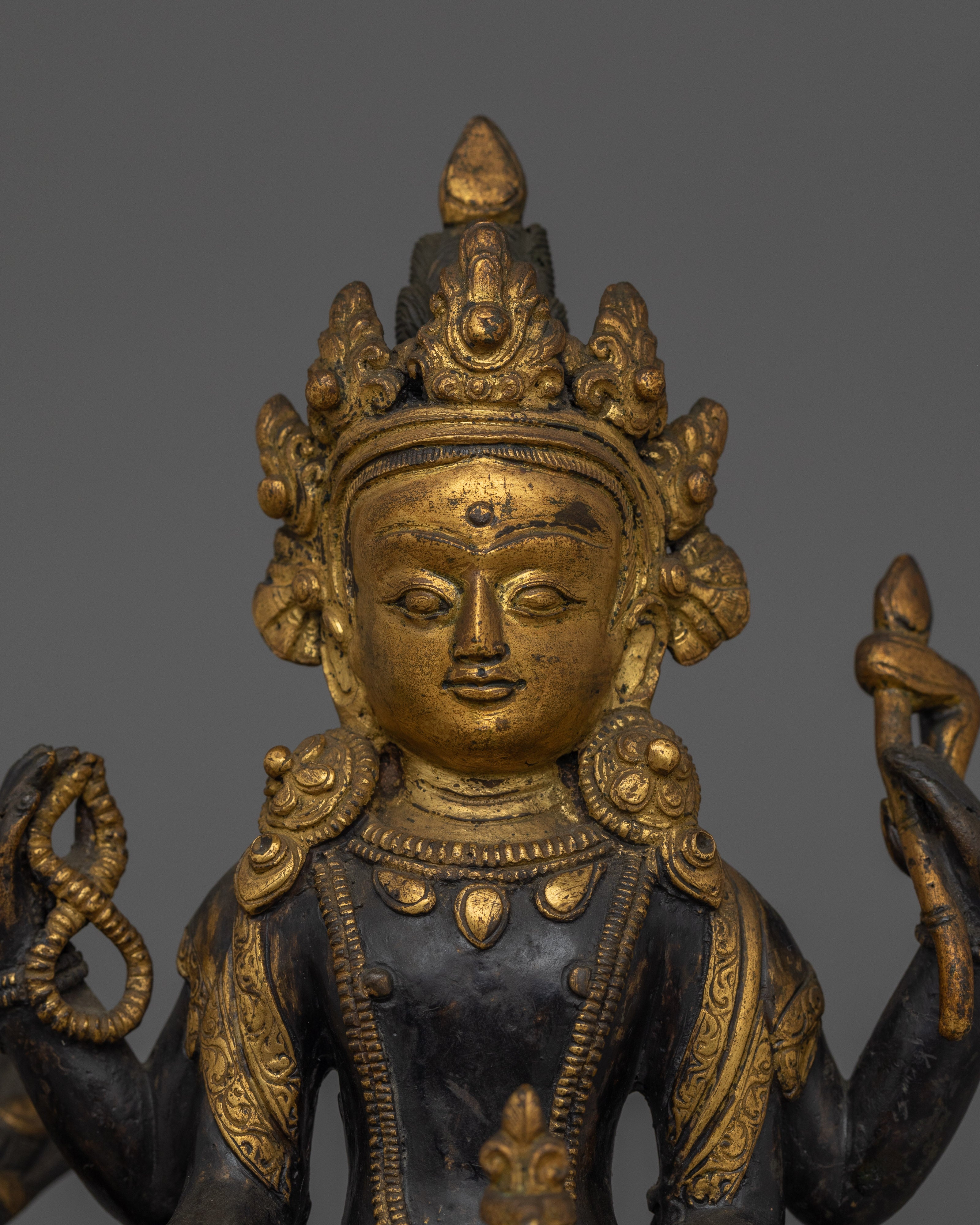 Handcrafted Kartikeya Statue | Himalayan Sculpture for Spiritual Victory