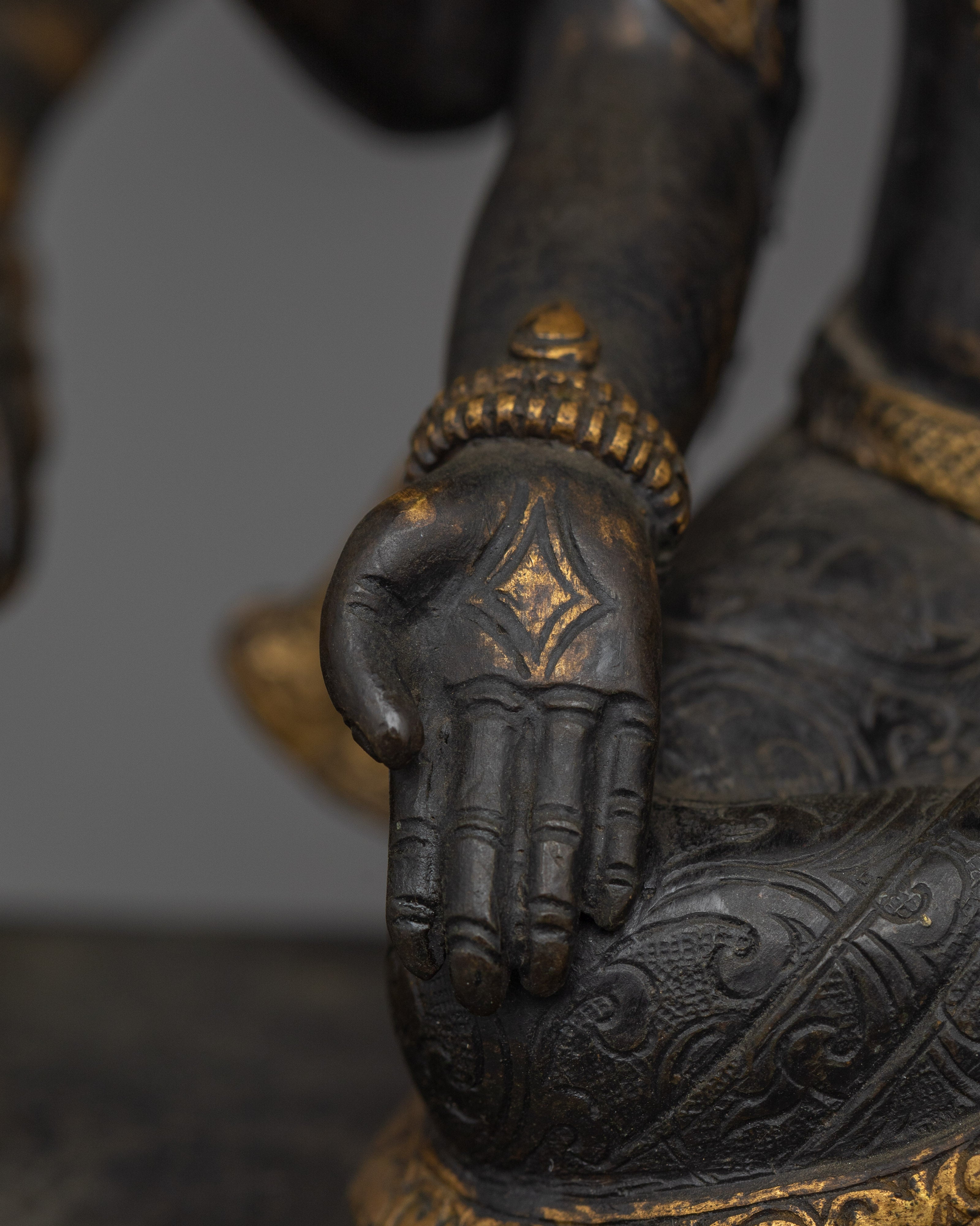 Handcrafted Kartikeya Statue | Himalayan Sculpture for Spiritual Victory