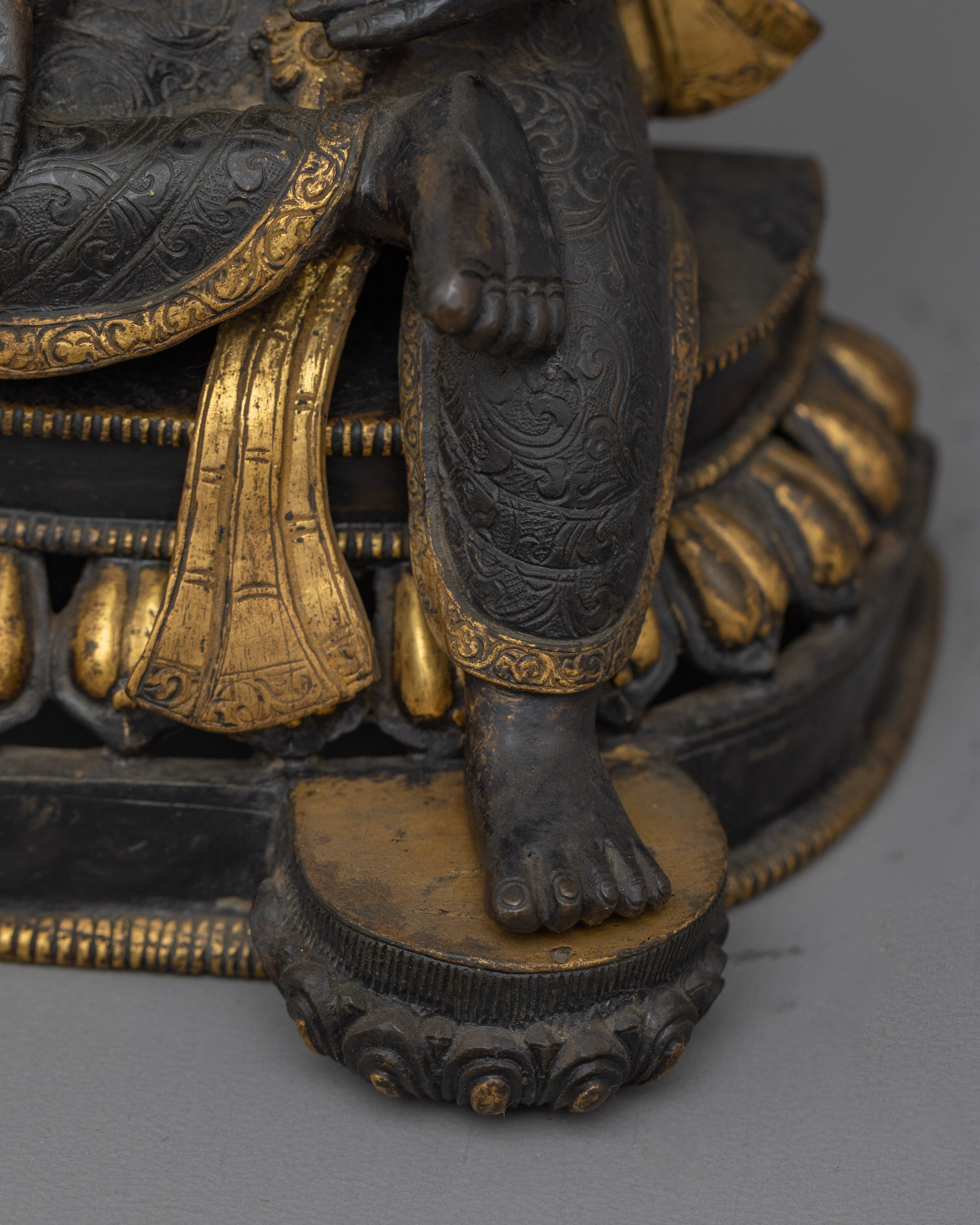 Handcrafted Kartikeya Statue | Himalayan Sculpture for Spiritual Victory