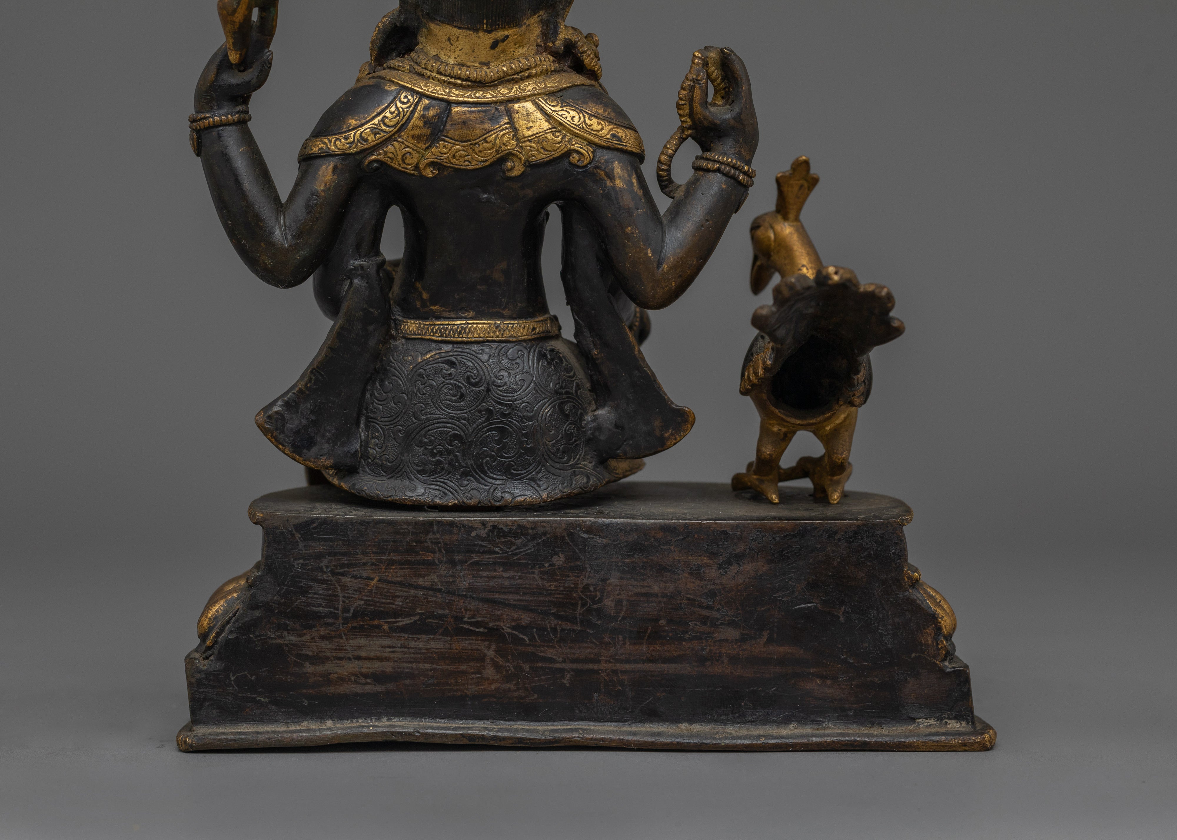 Handcrafted Kartikeya Statue | Himalayan Sculpture for Spiritual Victory