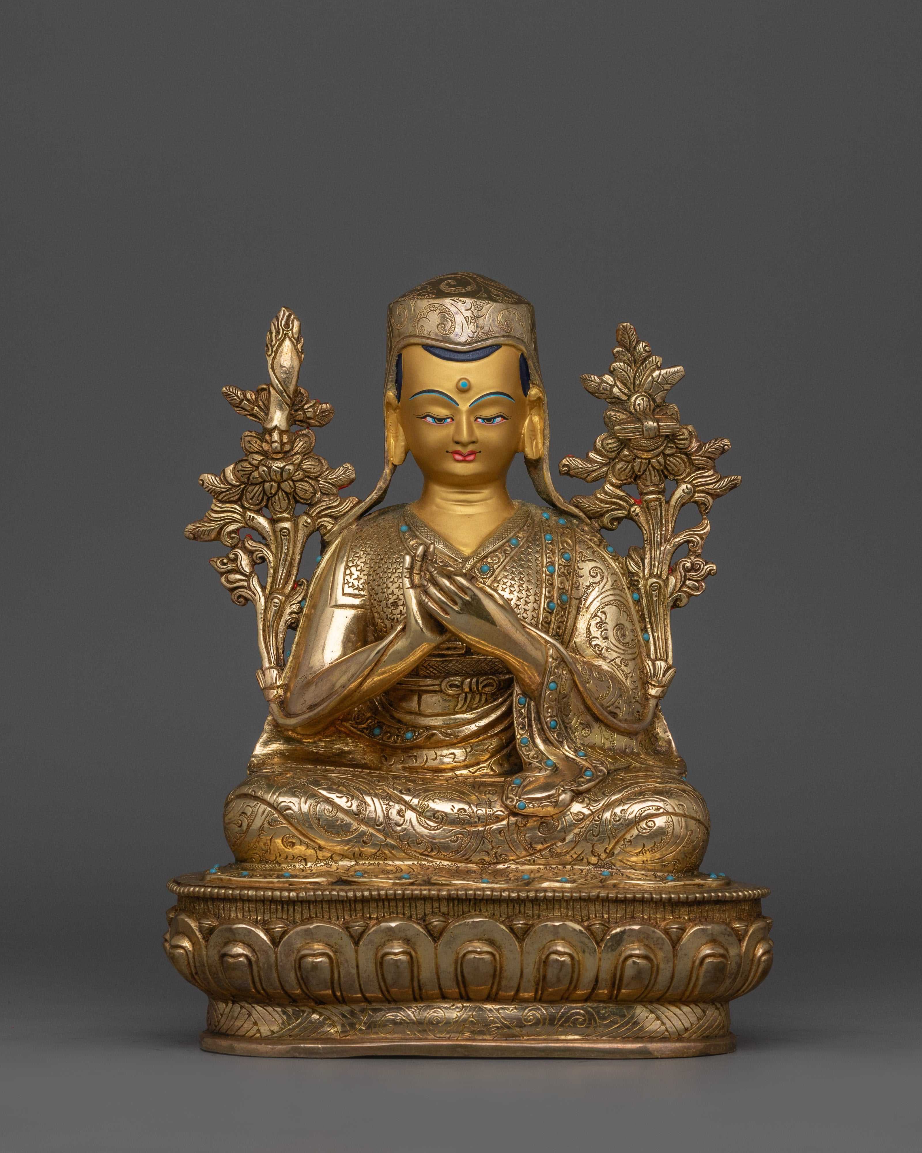 Handcrafted Shakya Master Set | Five Shakya Master Statue