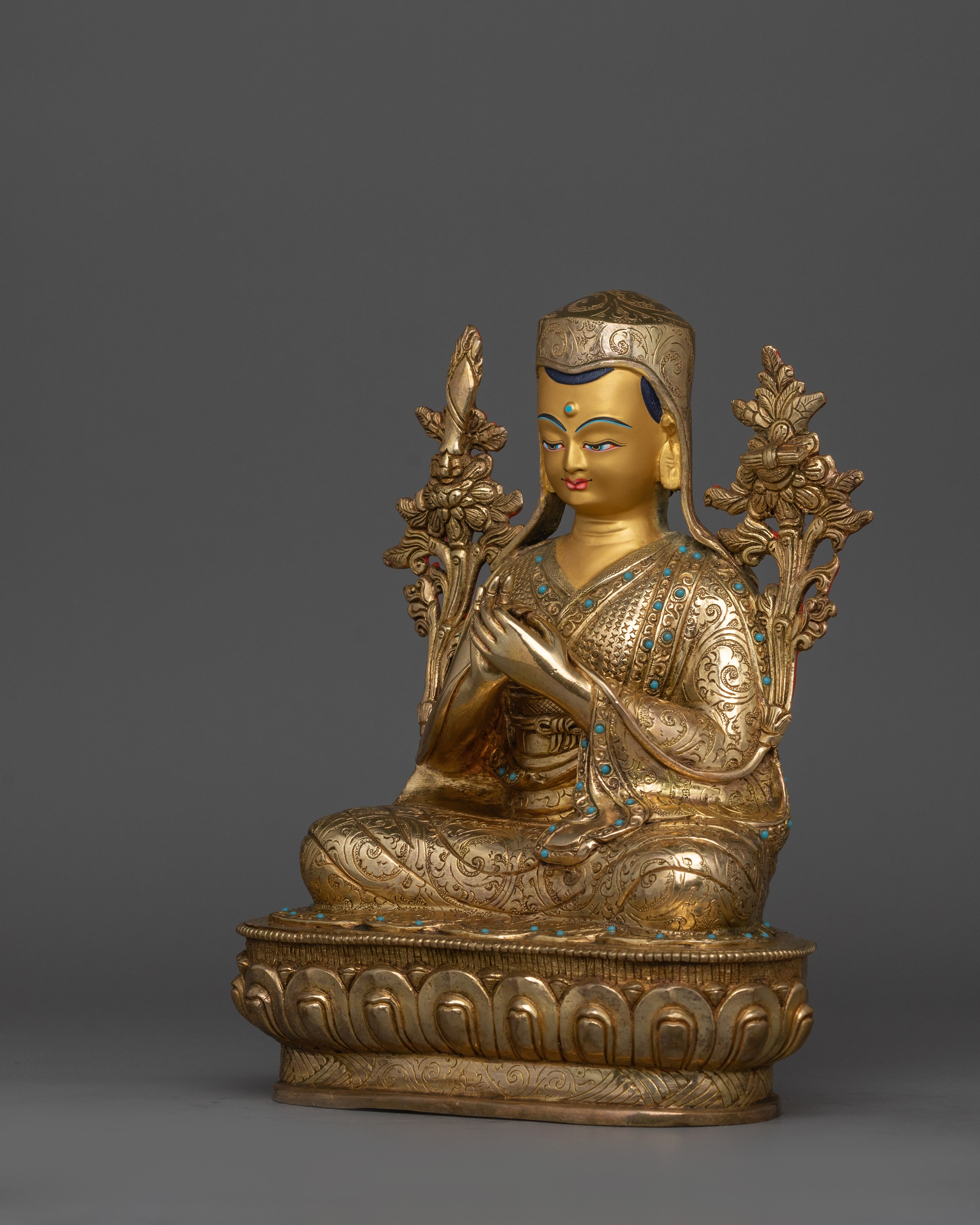 Handcrafted Shakya Master Set | Five Shakya Master Statue