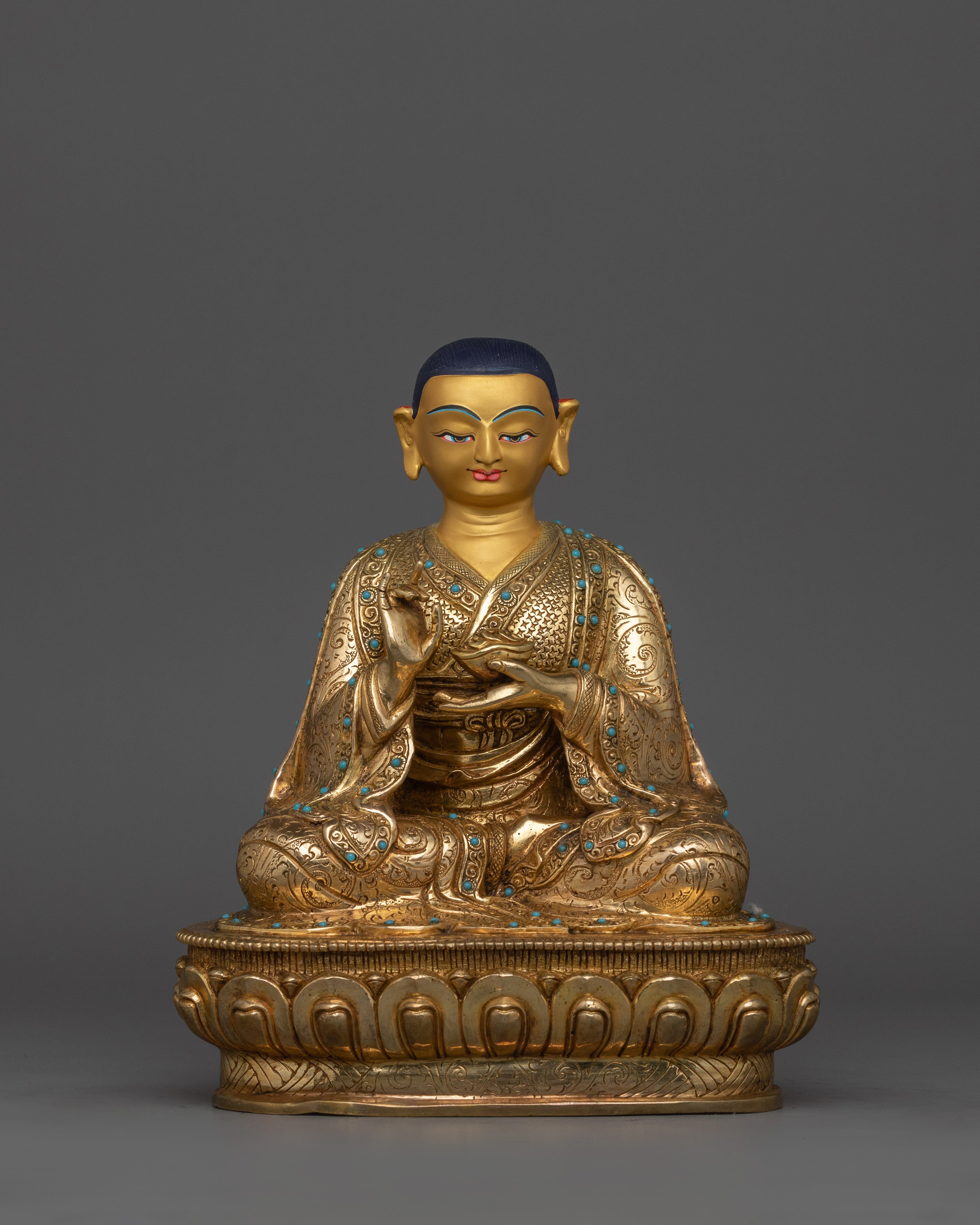 Handcrafted Shakya Master Set | Five Shakya Master Statue