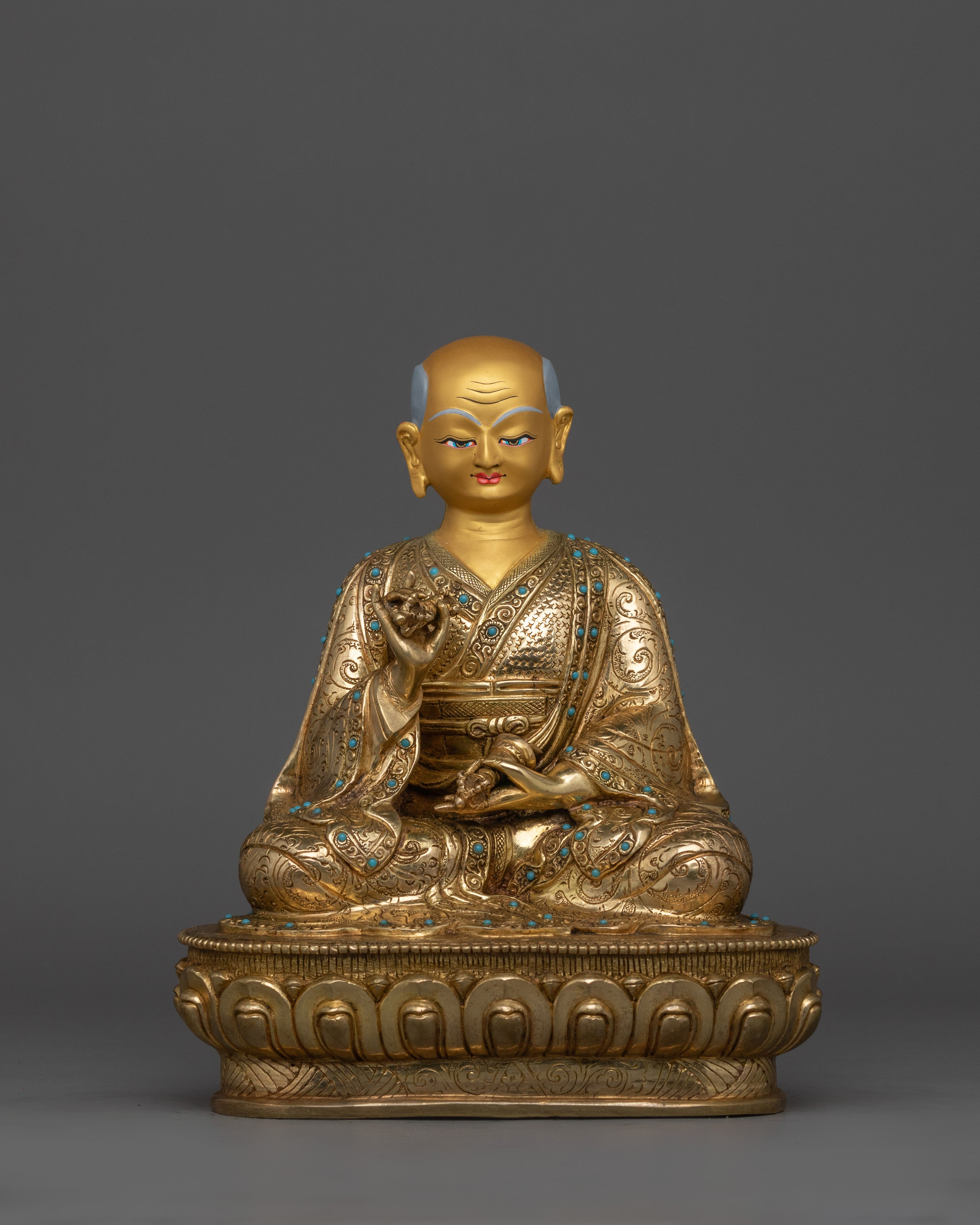 Handcrafted Shakya Master Set | Five Shakya Master Statue