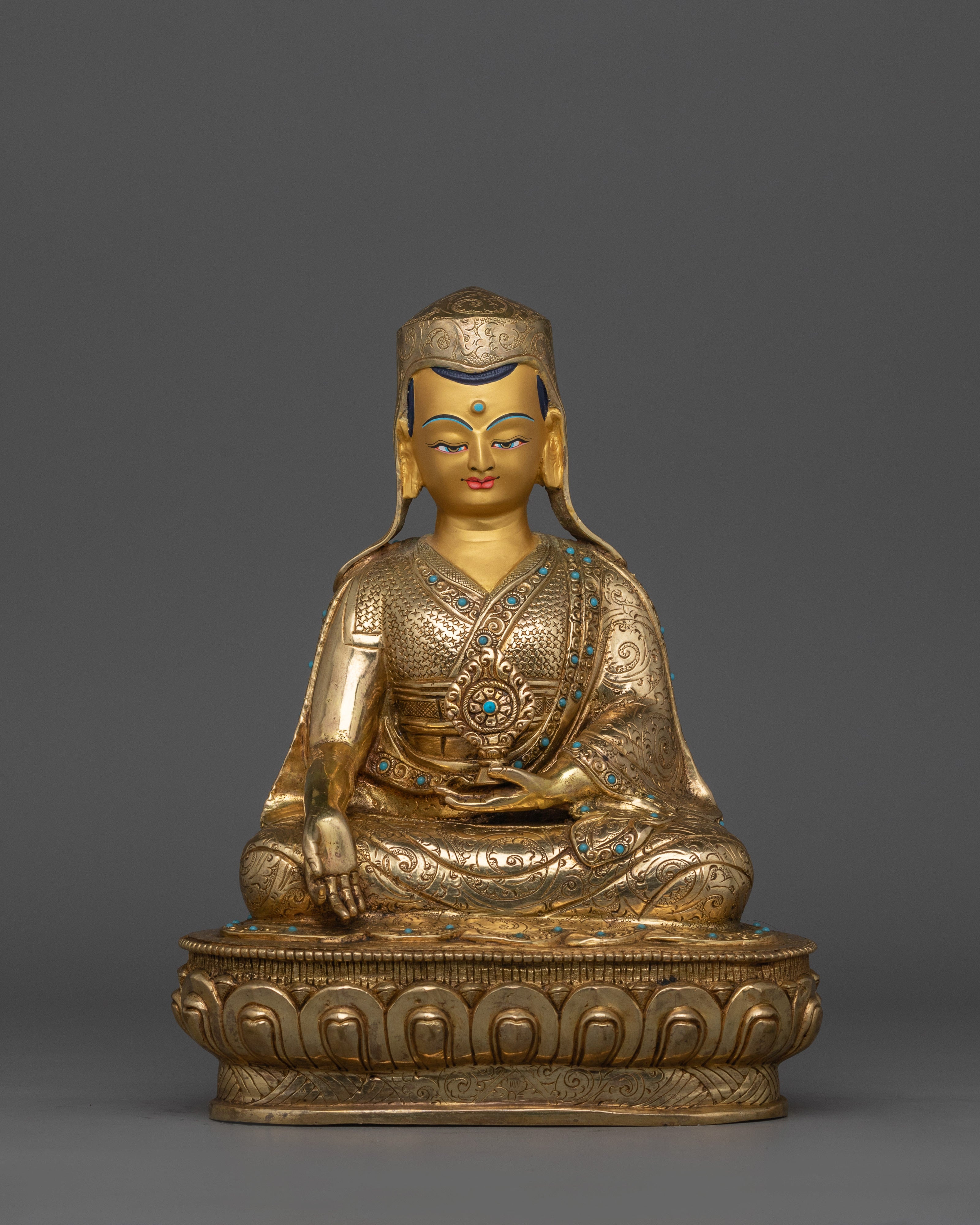 Handcrafted Shakya Master Set | Five Shakya Master Statue