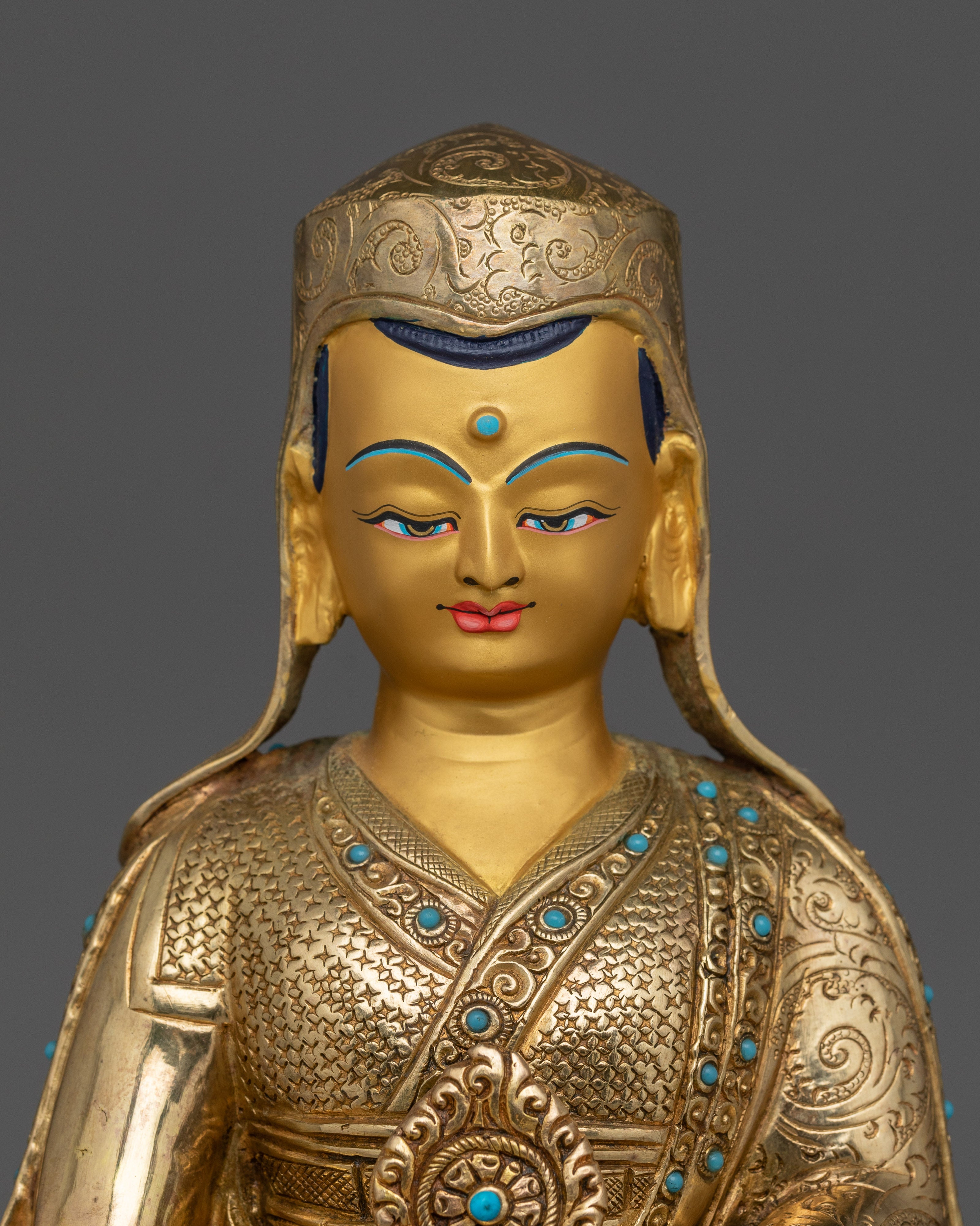 Handcrafted Shakya Master Set | Five Shakya Master Statue