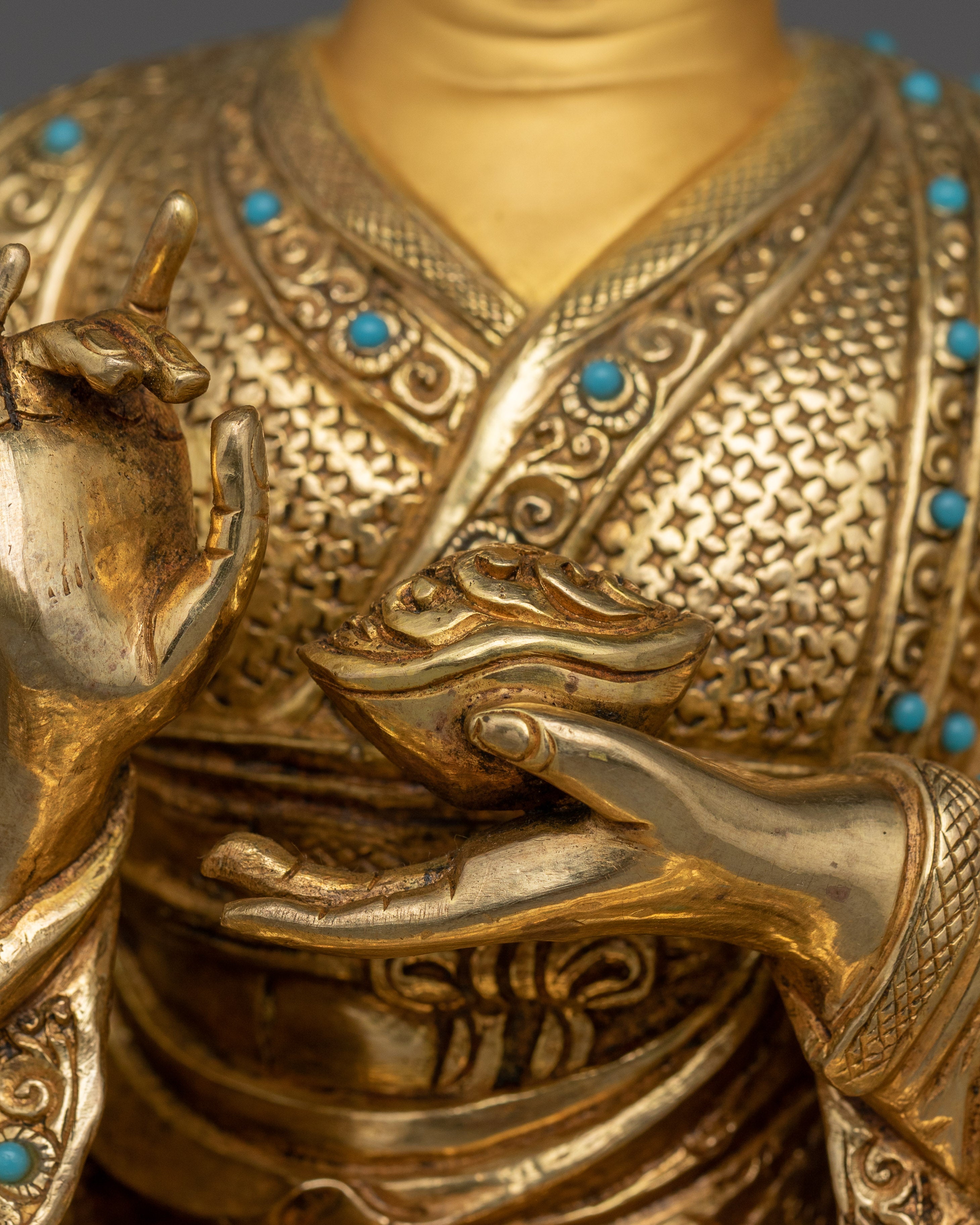 Handcrafted Shakya Master Set | Five Shakya Master Statue