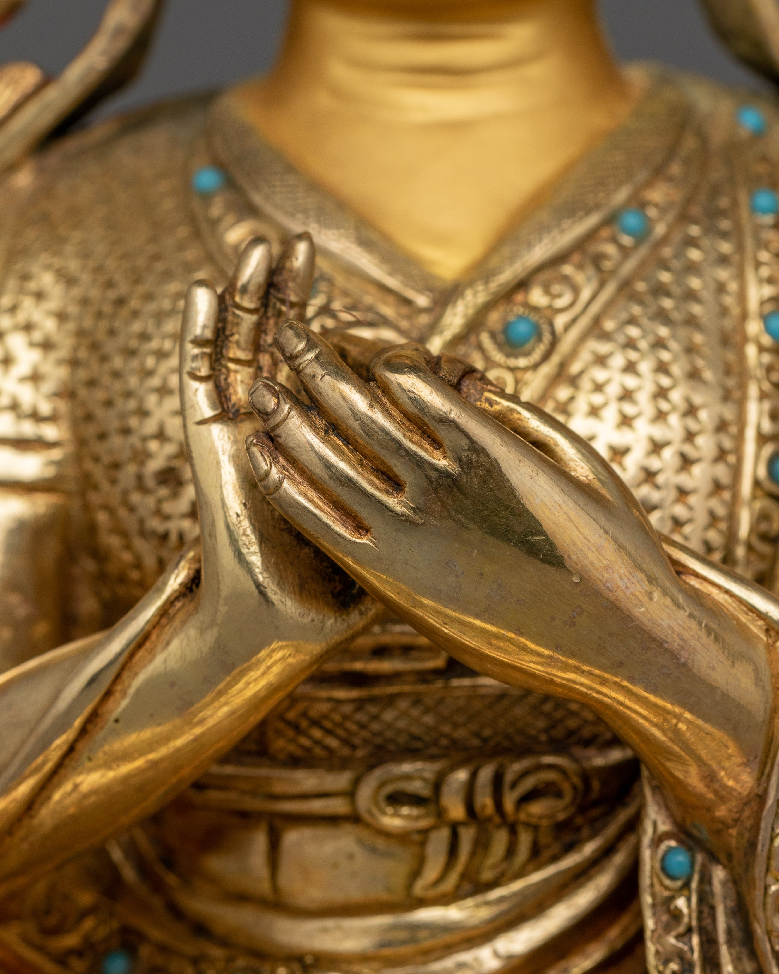 Handcrafted Shakya Master Set | Five Shakya Master Statue