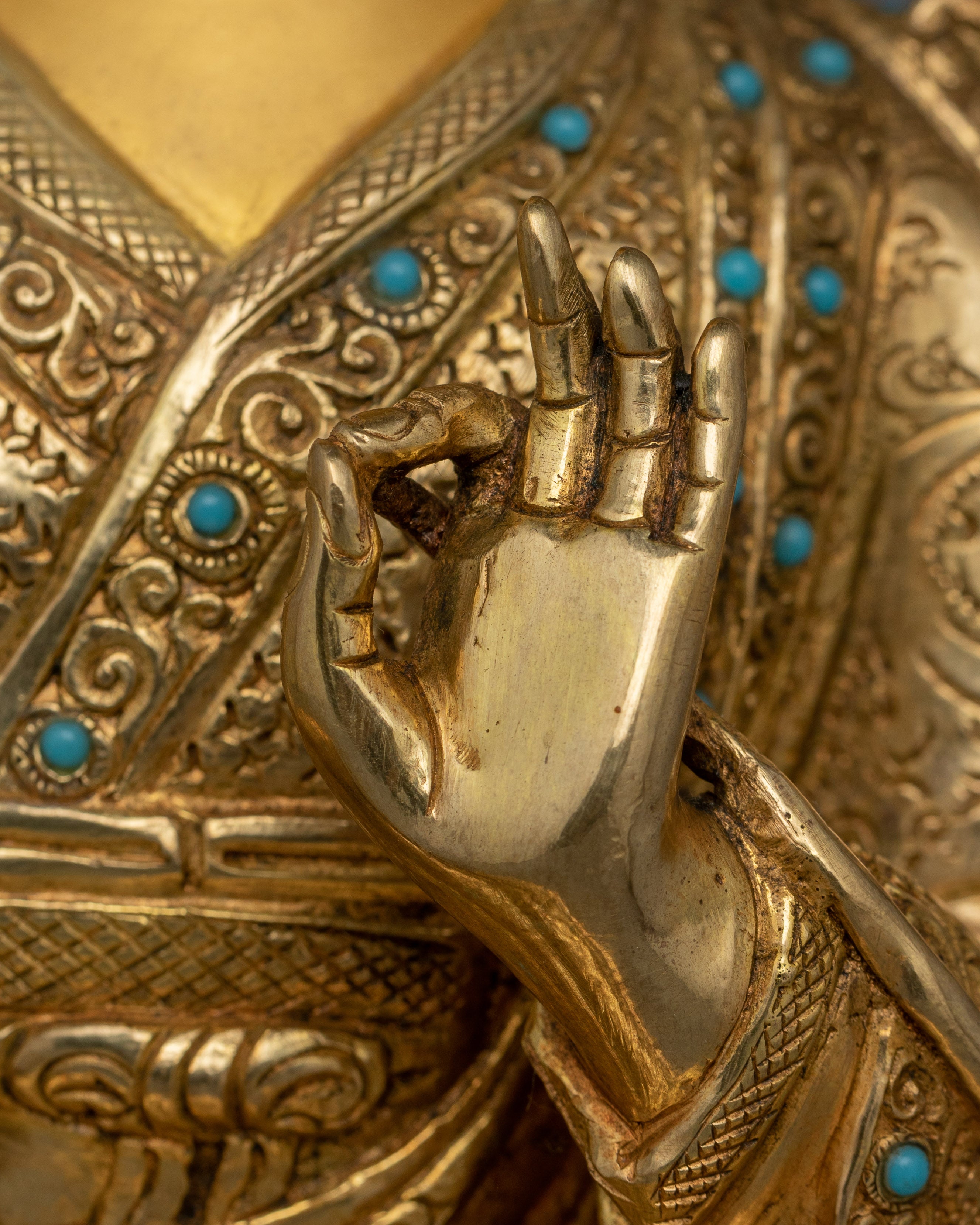 Handcrafted Shakya Master Set | Five Shakya Master Statue