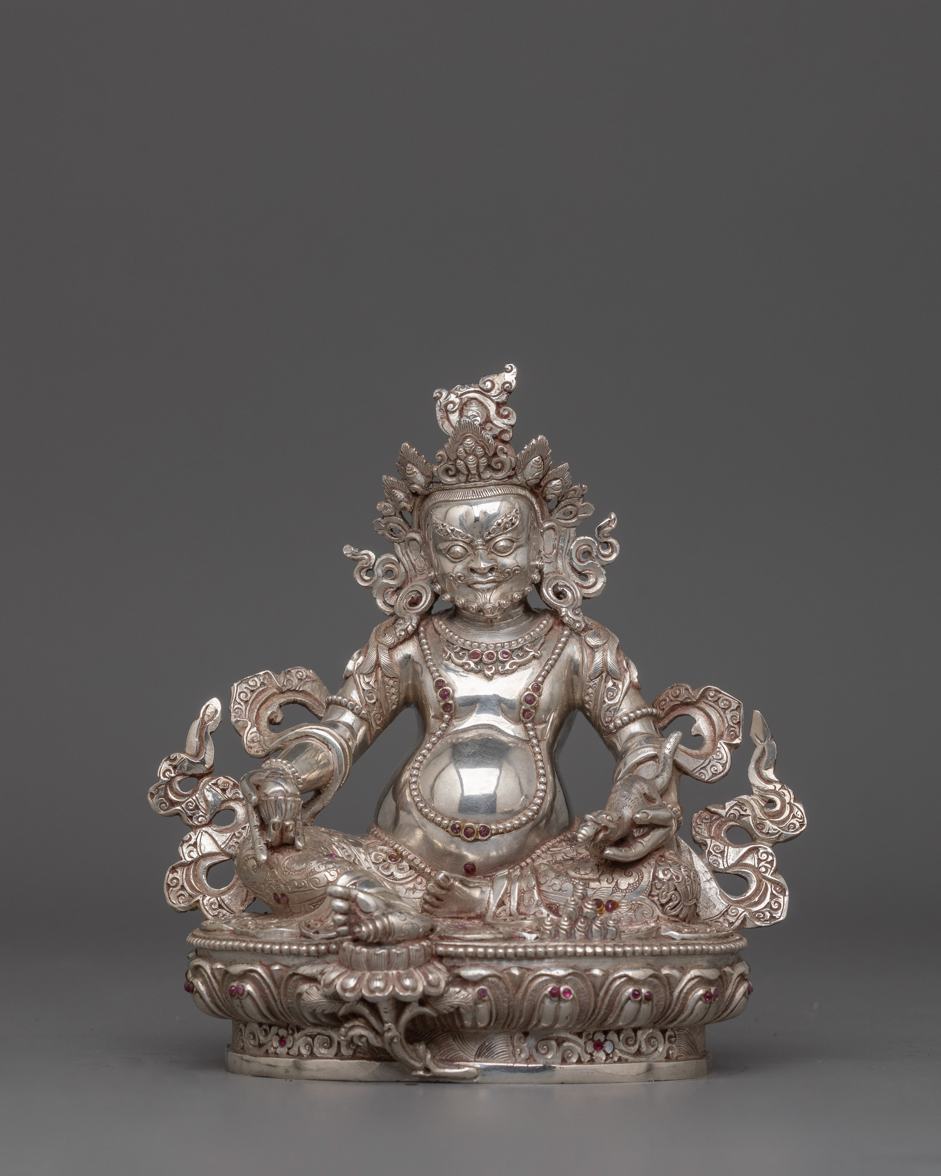 Tibetan Dzambhala Handmade Statue | Traditional Artwork