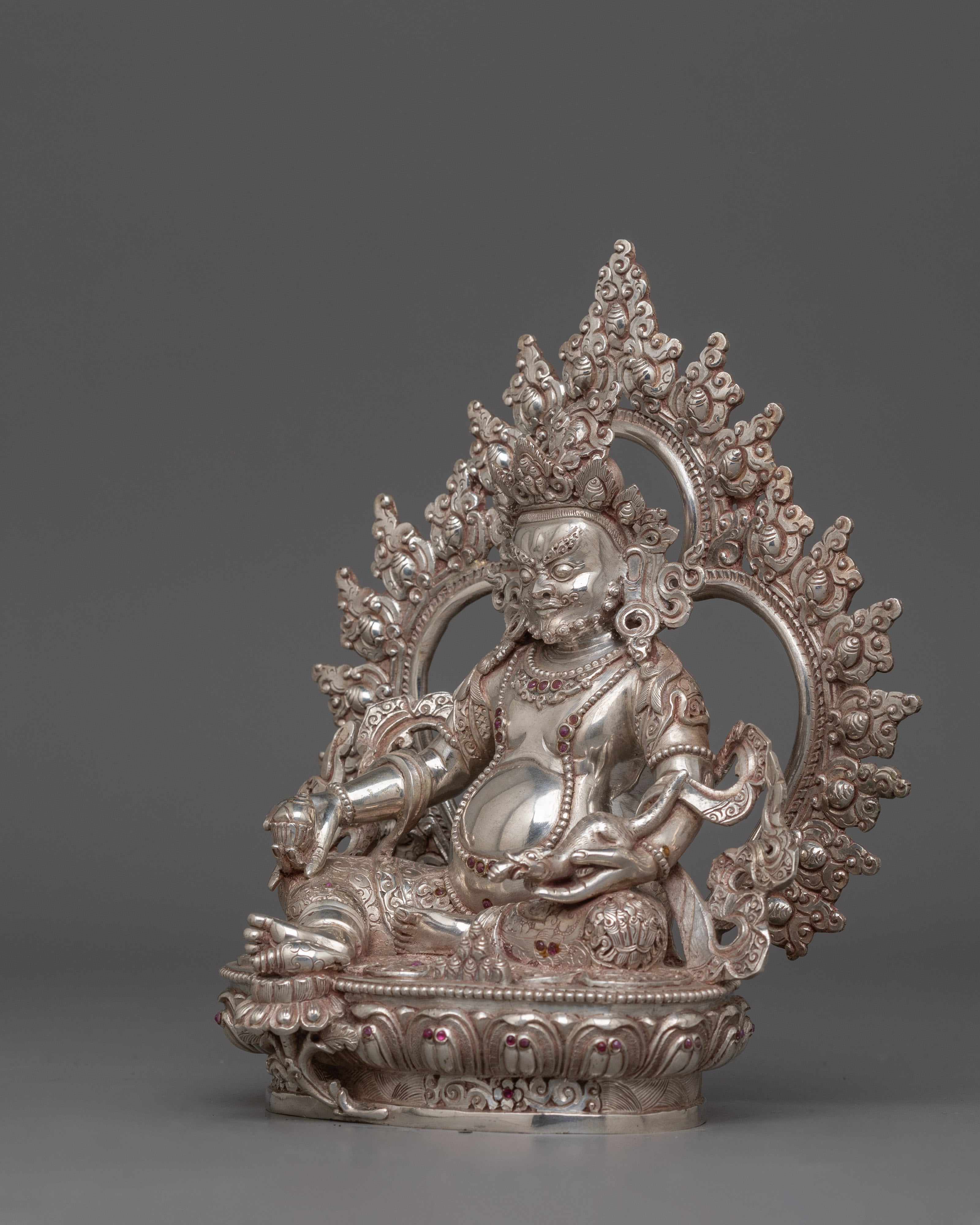 Tibetan Dzambhala Handmade Statue | Traditional Artwork