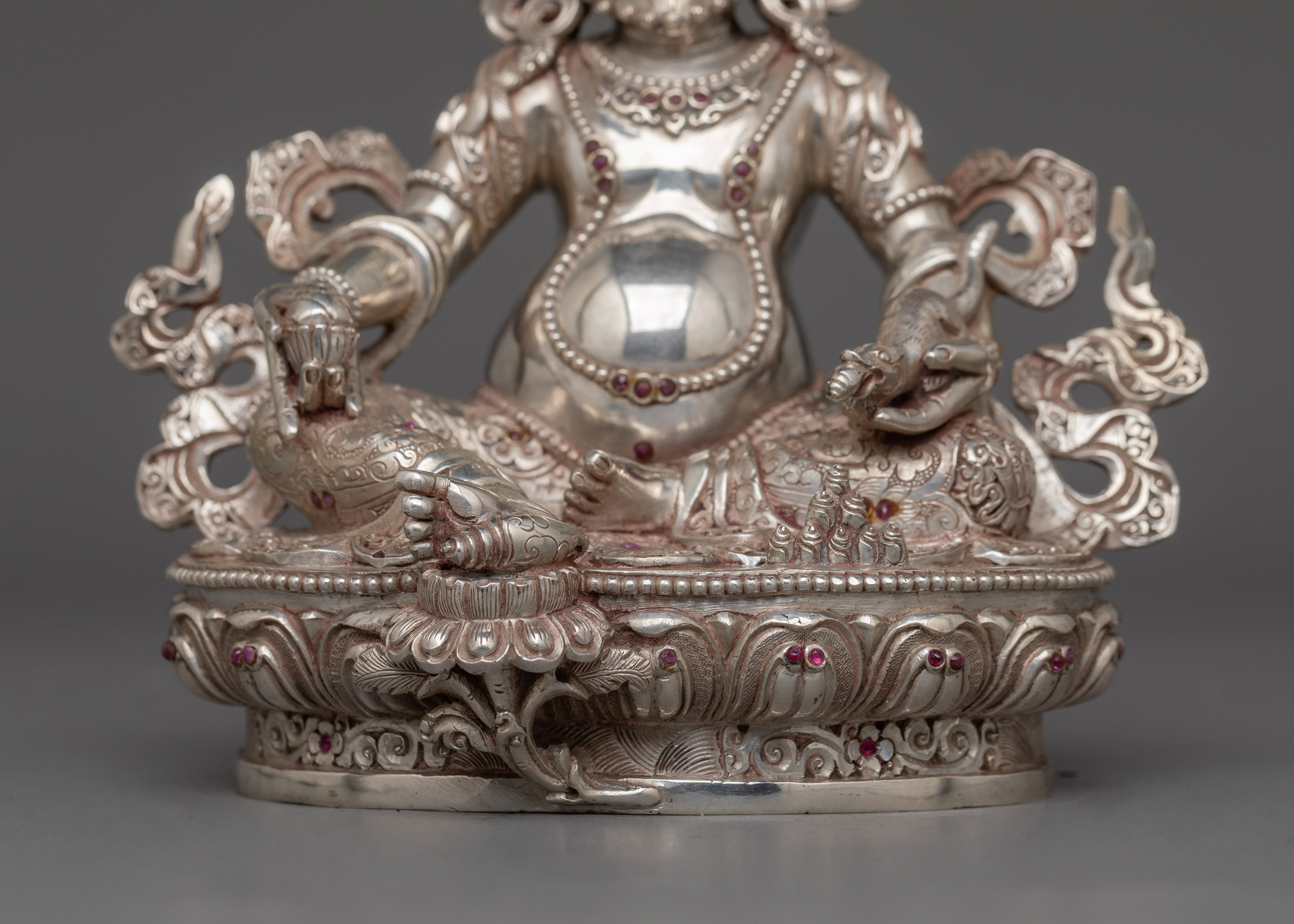 Tibetan Dzambhala Handmade Statue | Traditional Artwork