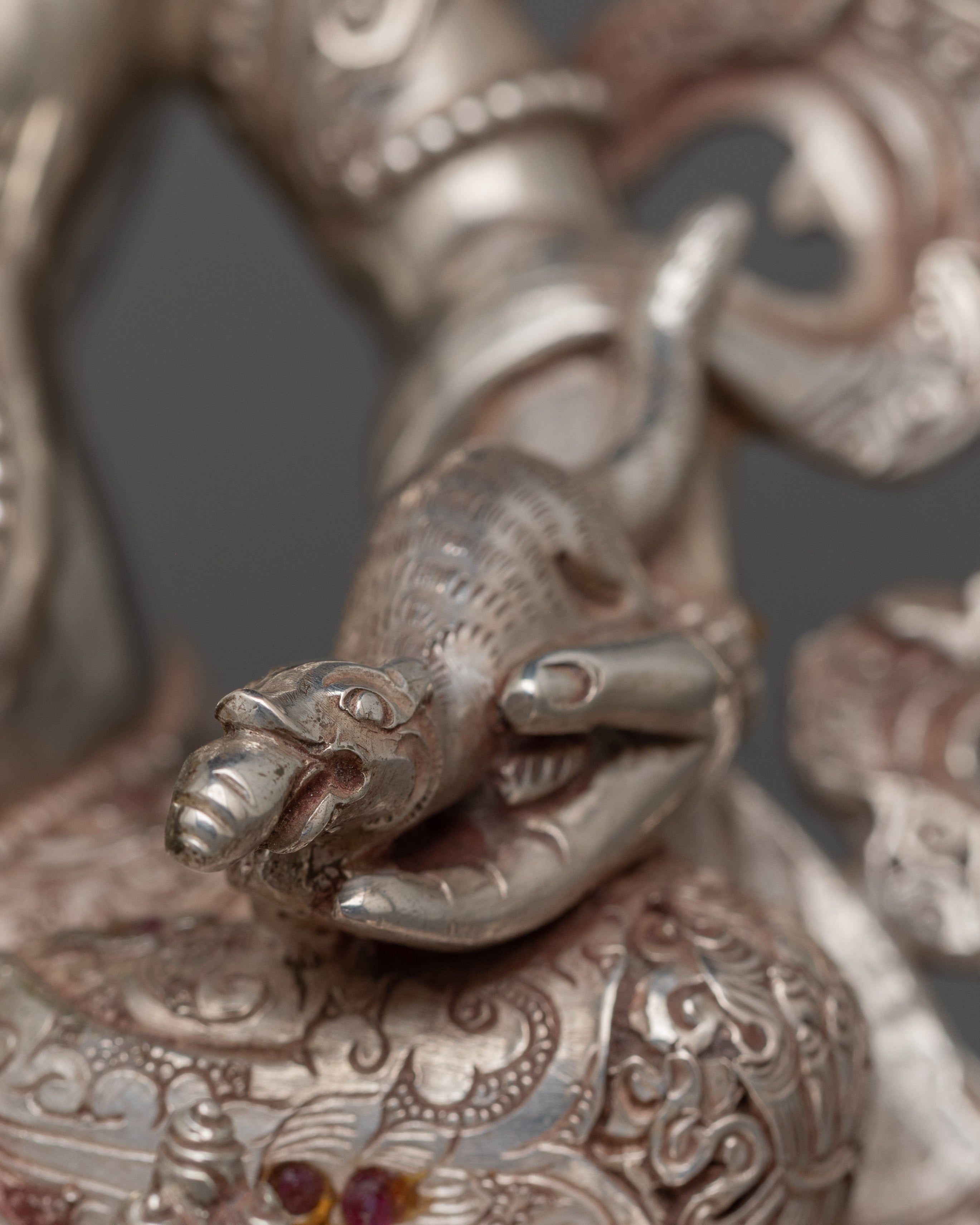 Tibetan Dzambhala Handmade Statue | Traditional Artwork