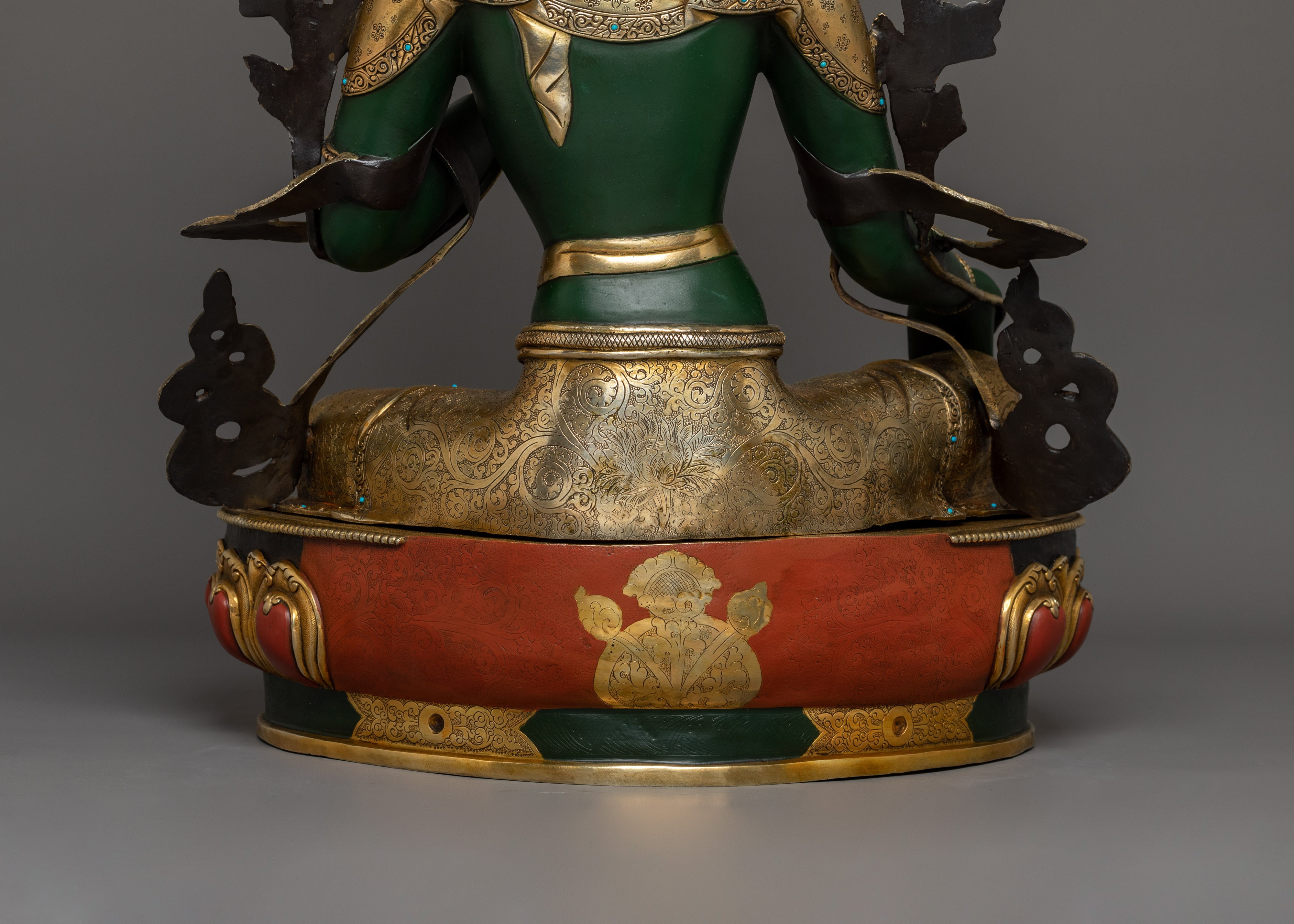 Spiritual Protector Green Tara Statue | Meditation and Healing Deity