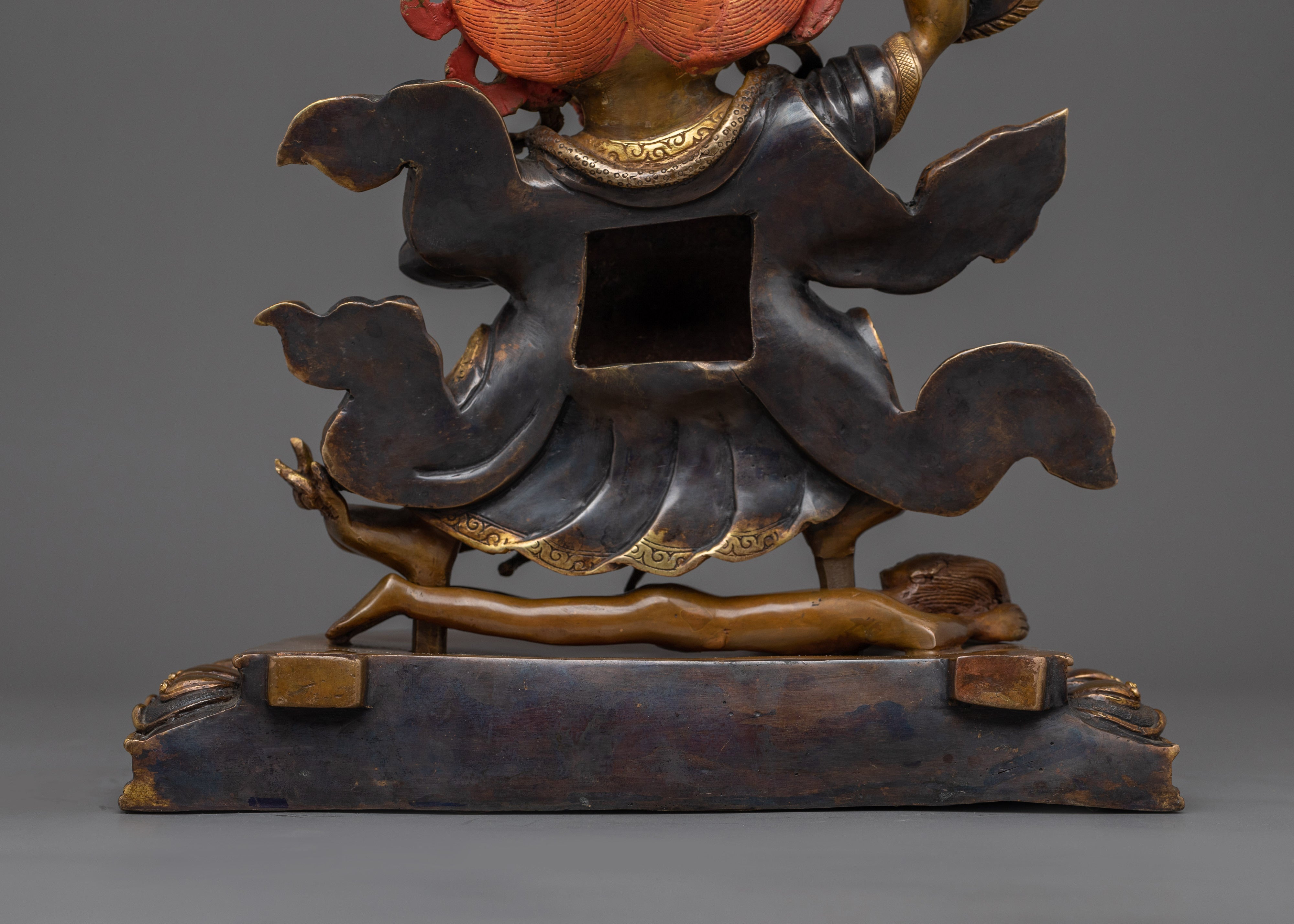 Handcrafted Statue of Mahakala Bernagchen | Wrathful Protector