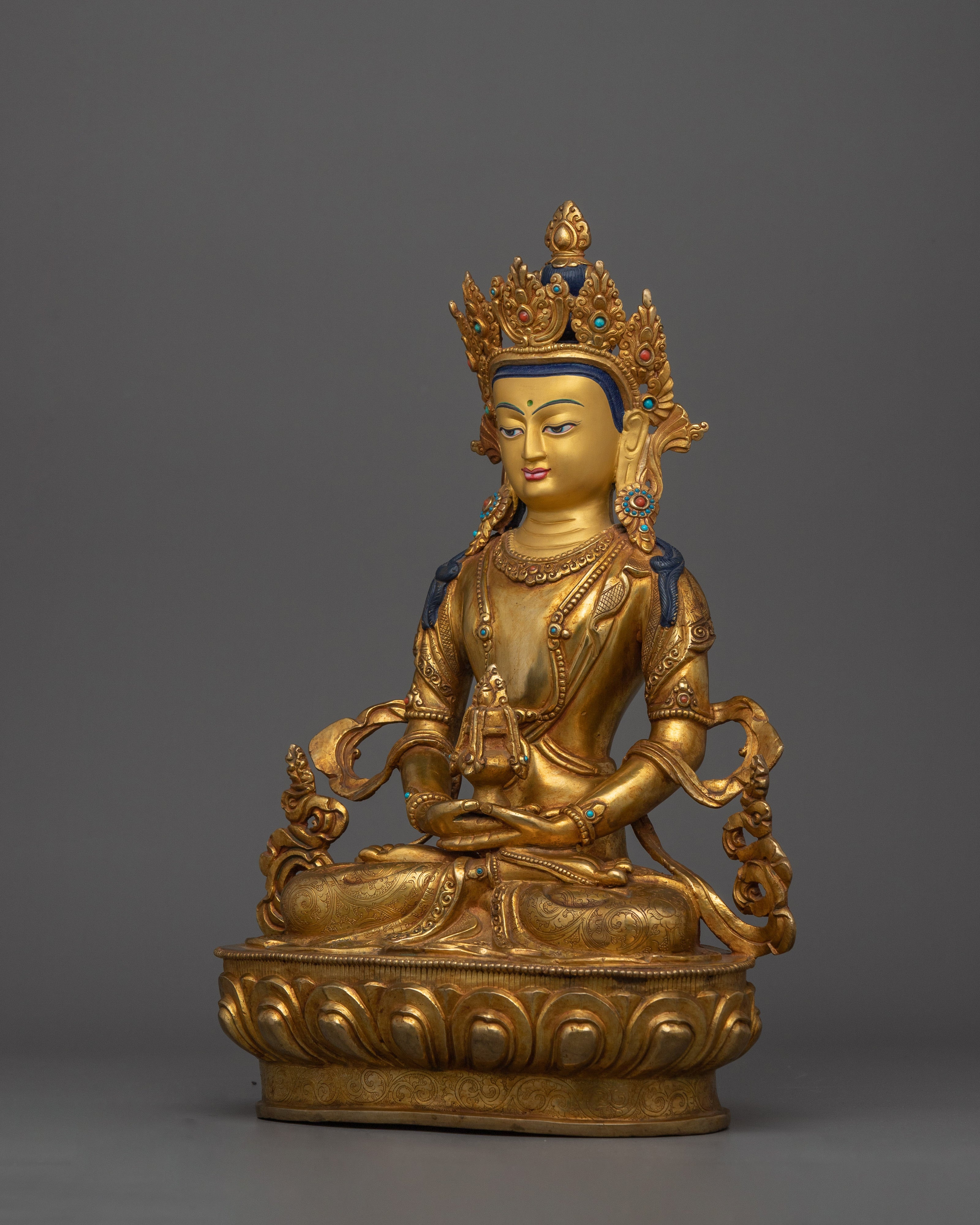 Handmade Statue of Amitayus | The Buddha of Infinite Life