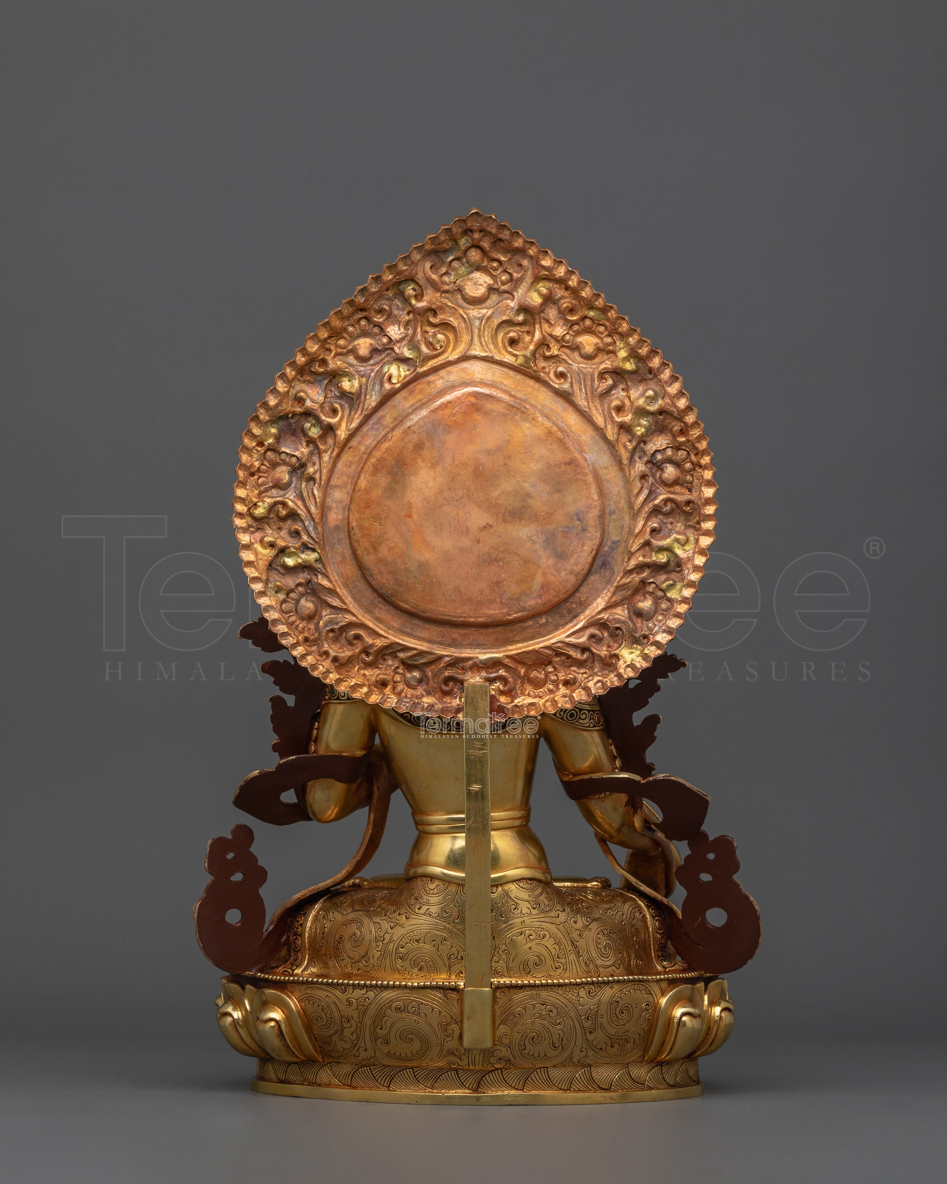Traditionally Sculpted White Tara | Tara with Seven Eyes