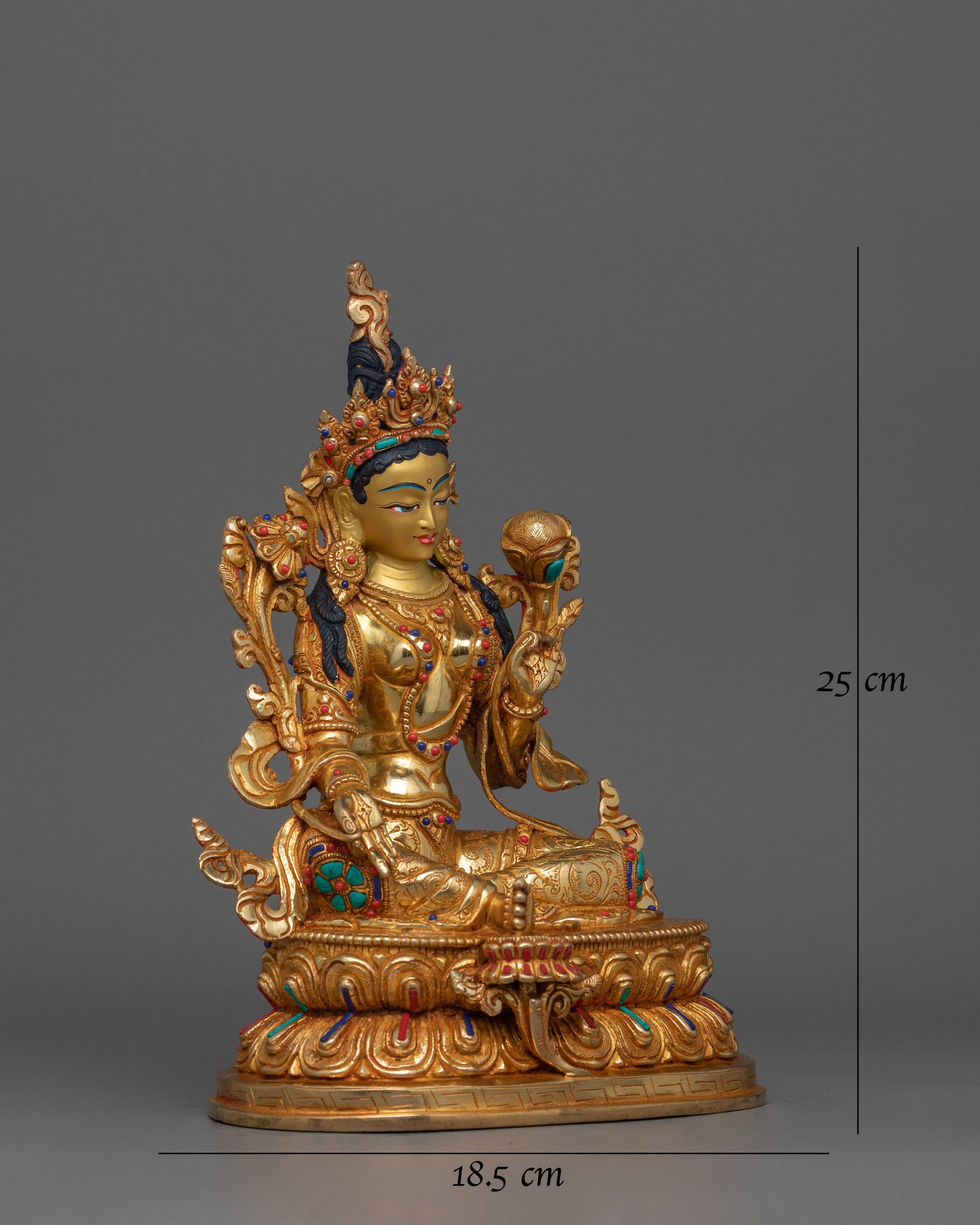 himalayan-sculpture-of-green-tara