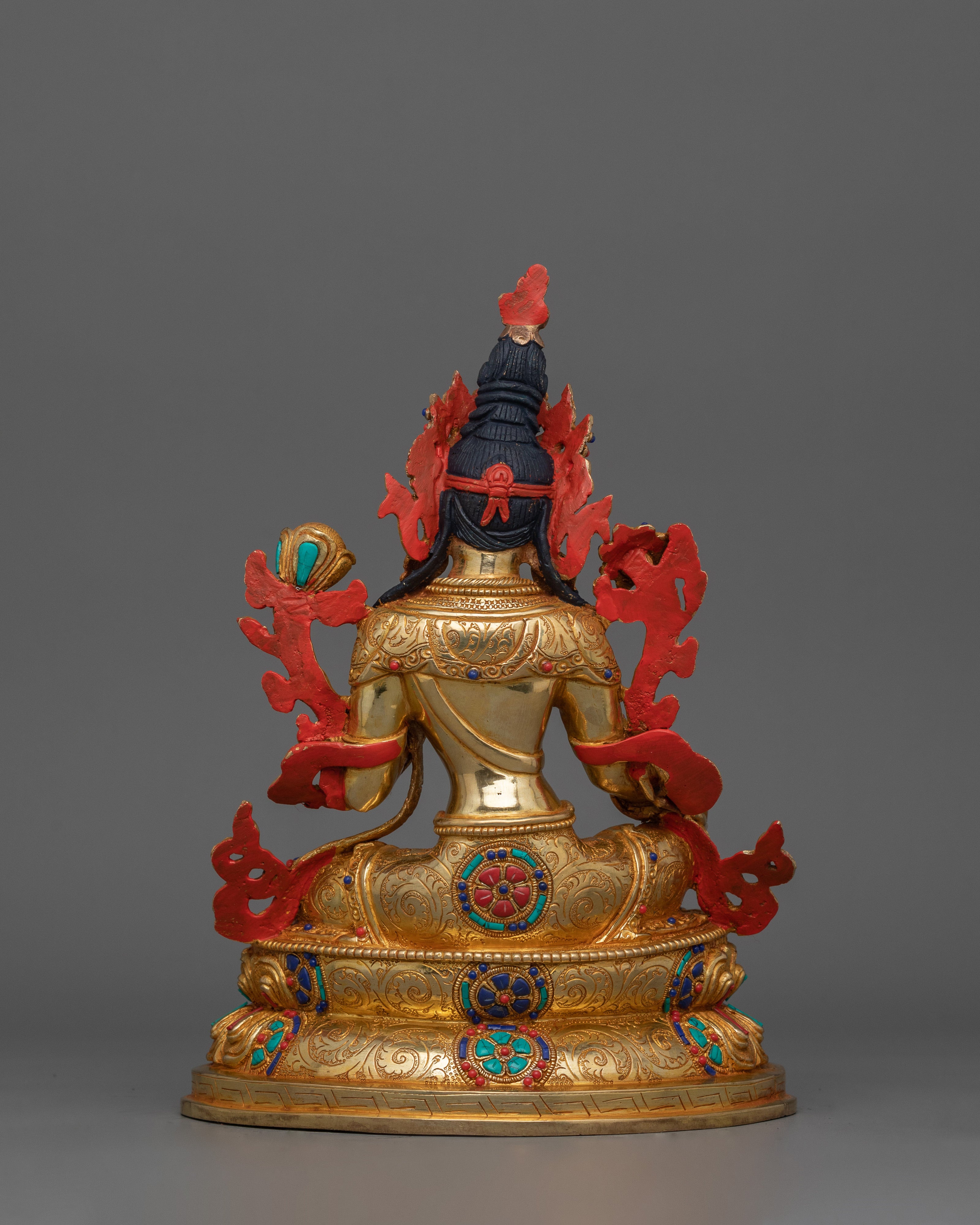 Himalayan Sculpture of Green Tara | Traditional Tibetan Style