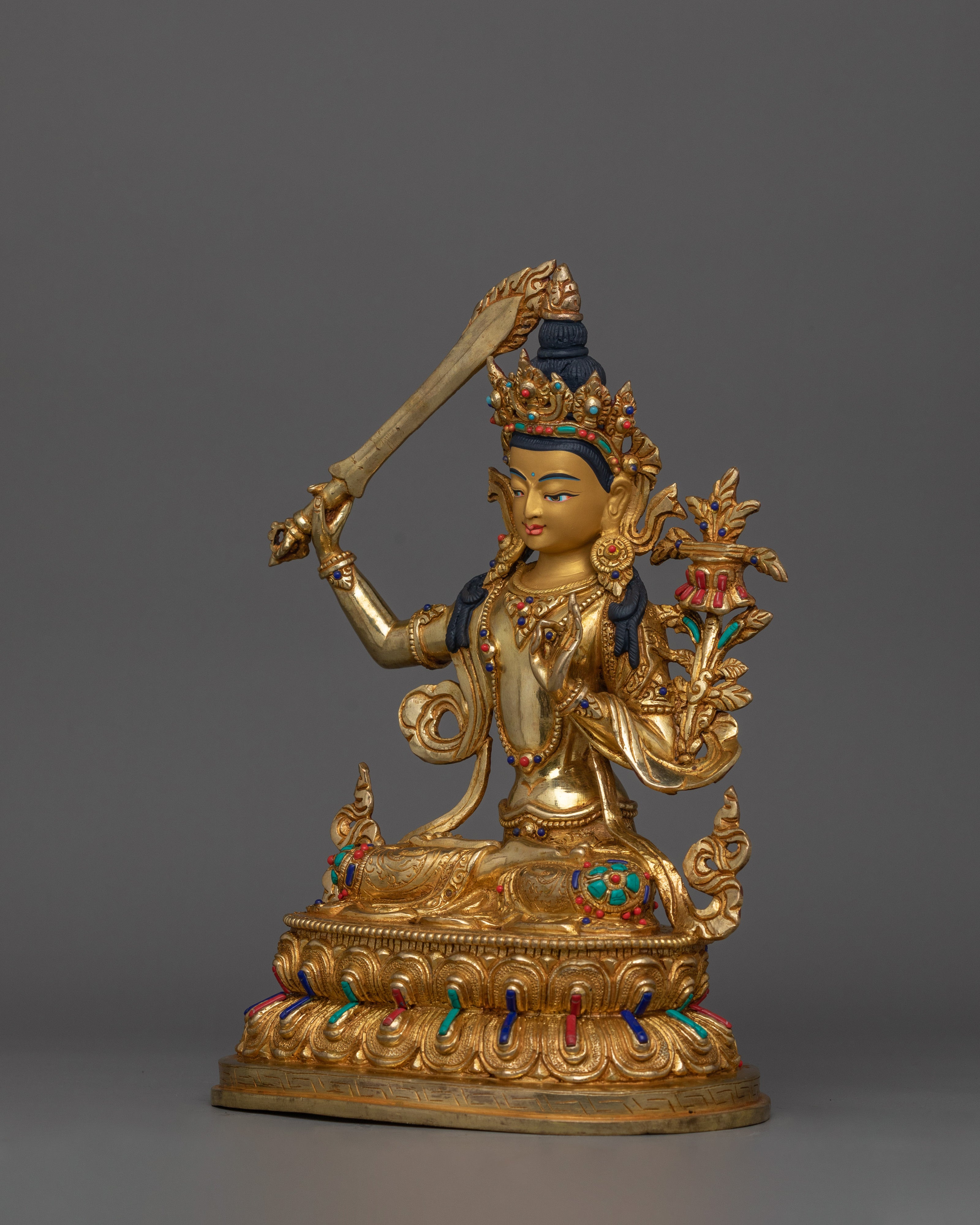 Tibetan Bodhisattva Manjushri | Embodiment of Knowledge