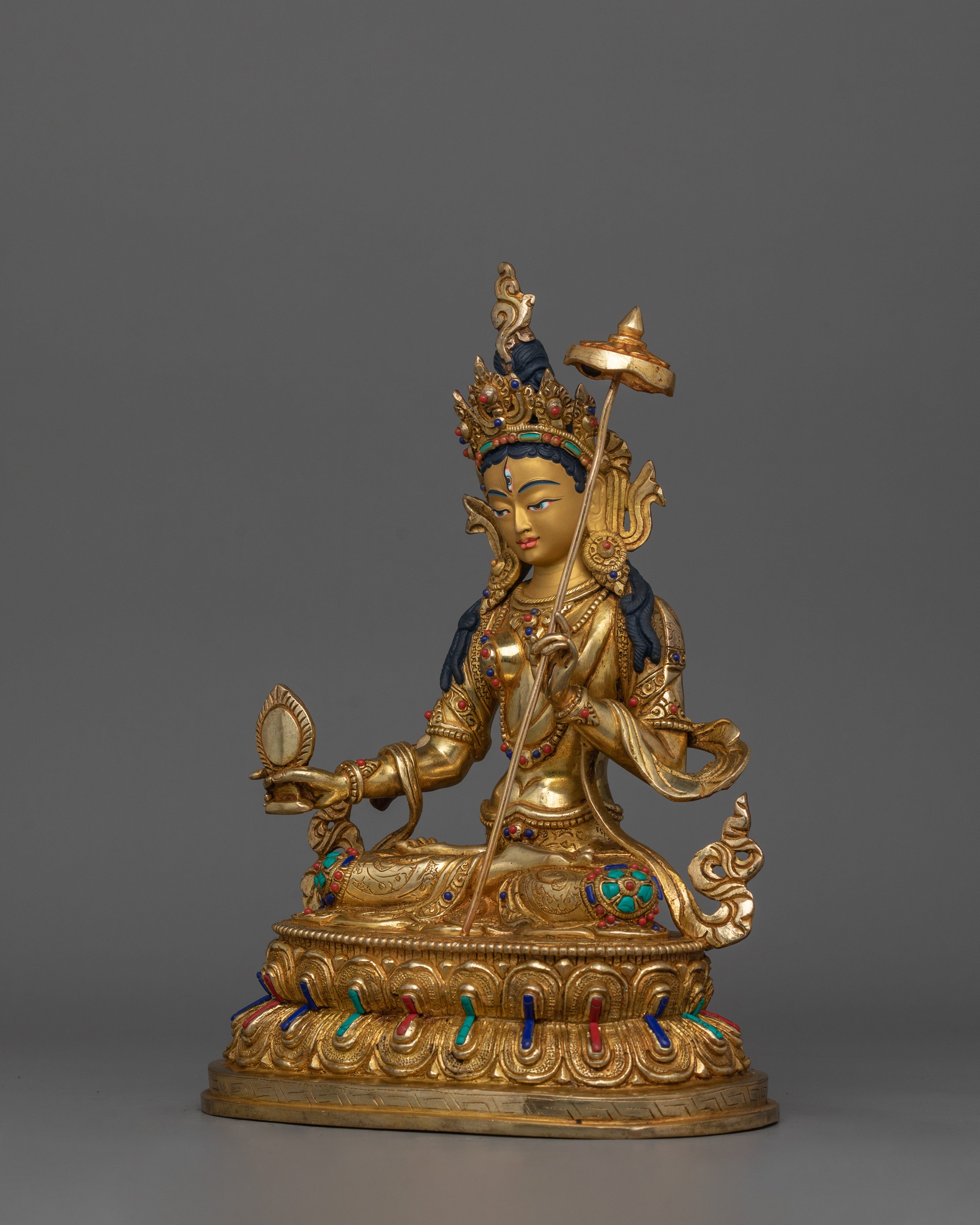 White Umbrella Deity Dukar | Protection Goddess