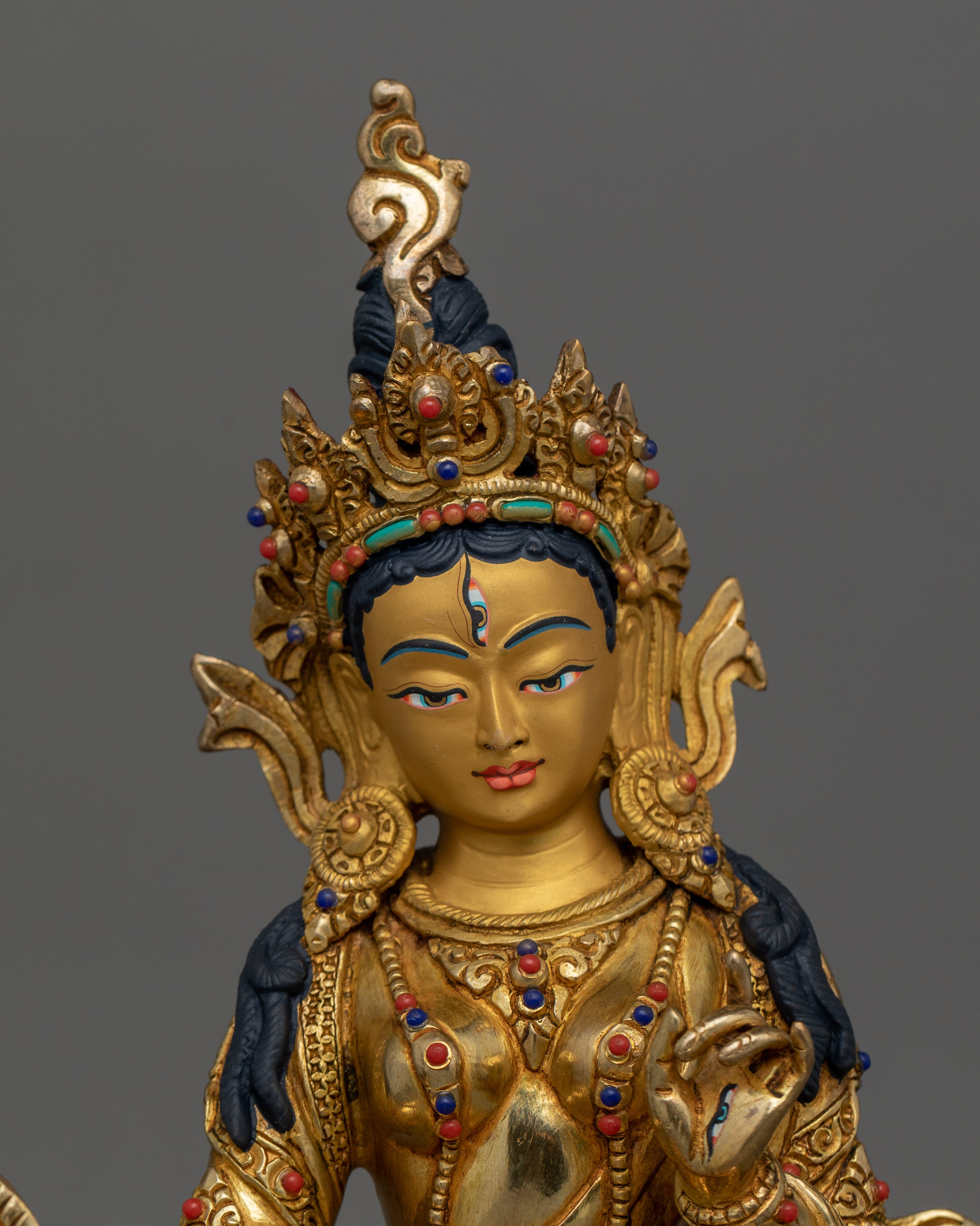 White Umbrella Deity Dukar | Protection Goddess