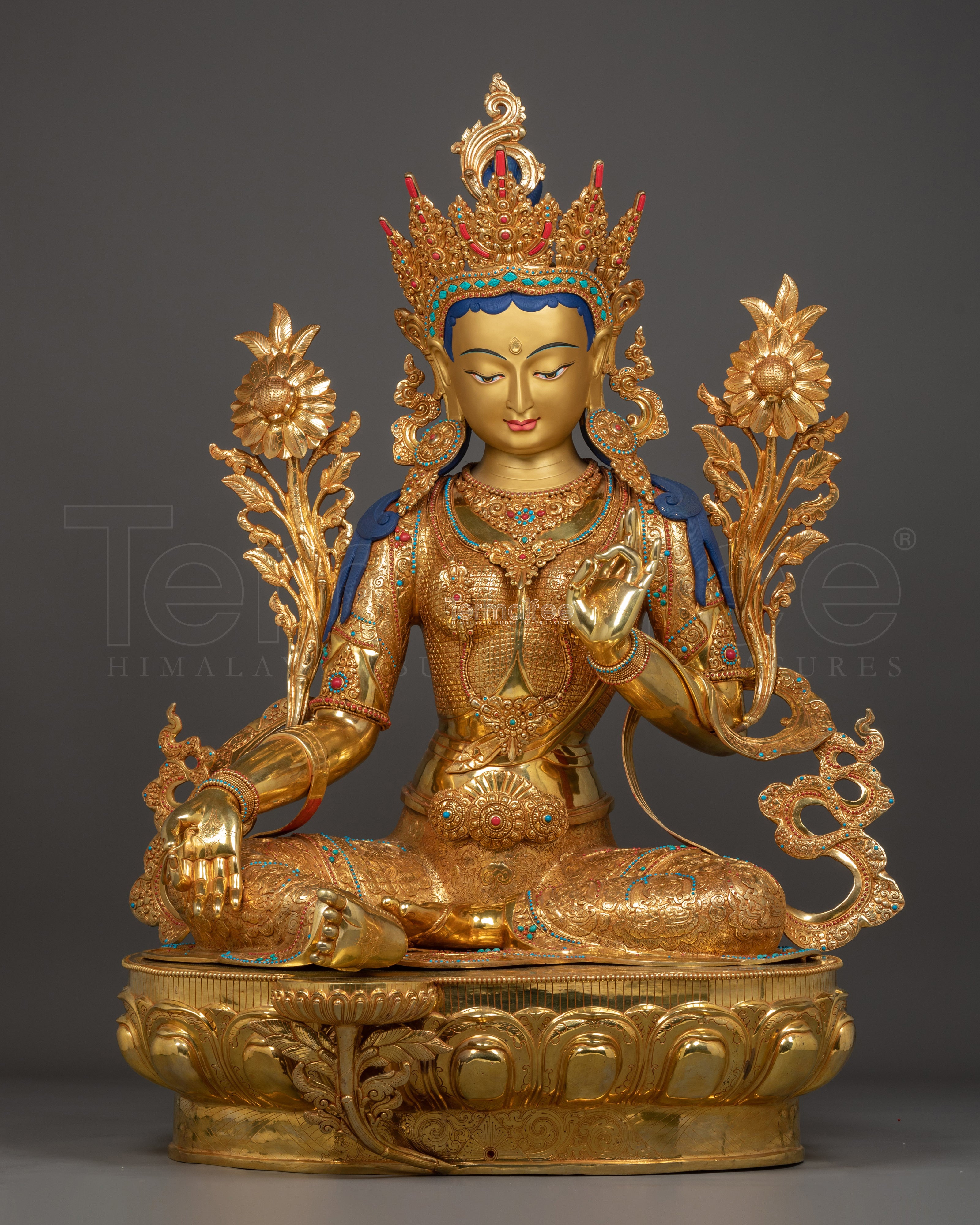 Mother Green Tara Handmade Statue | Symbol of Peace and Healing