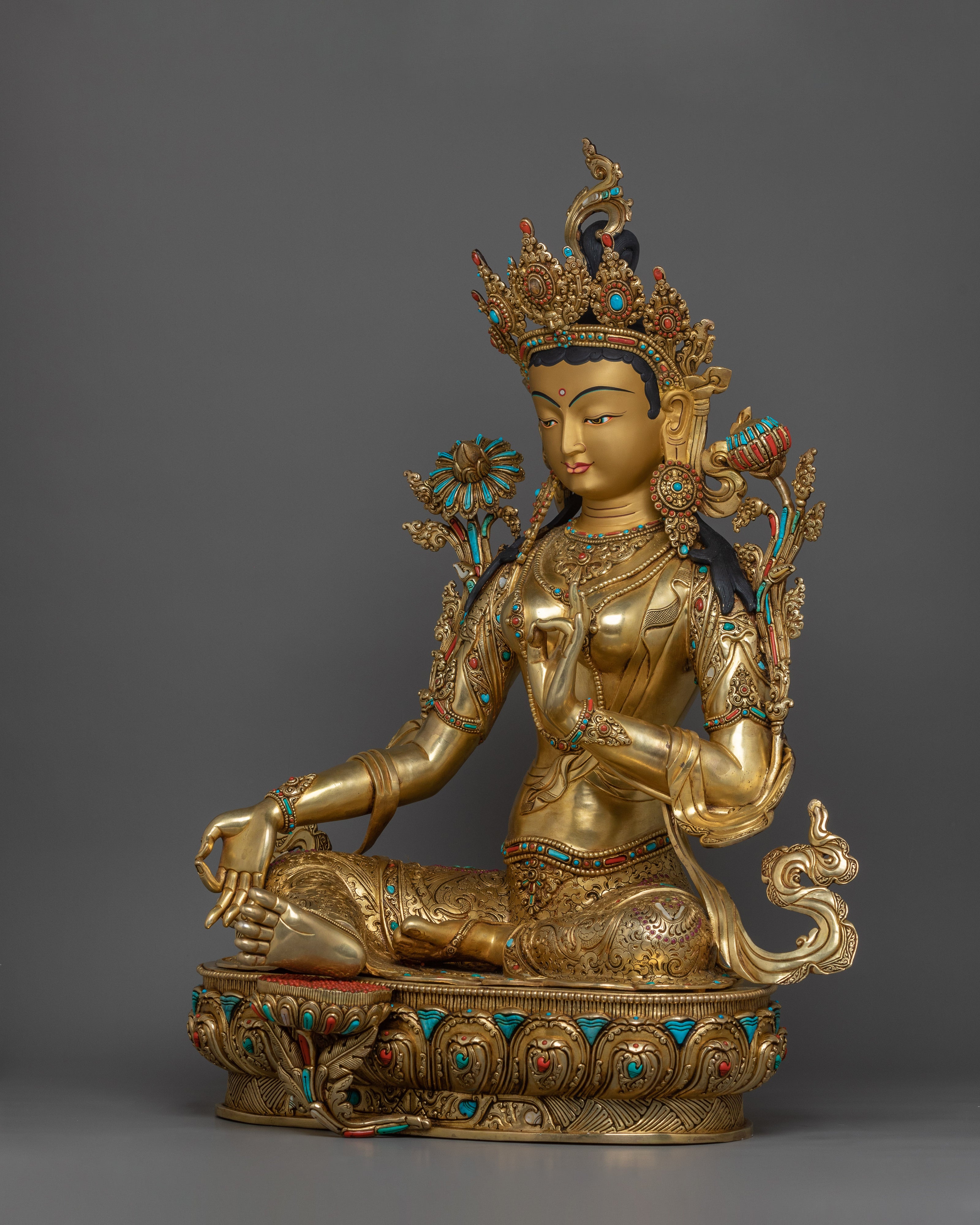 Traditional Himalayan Art of Green Tara | Mother Of Buddhas