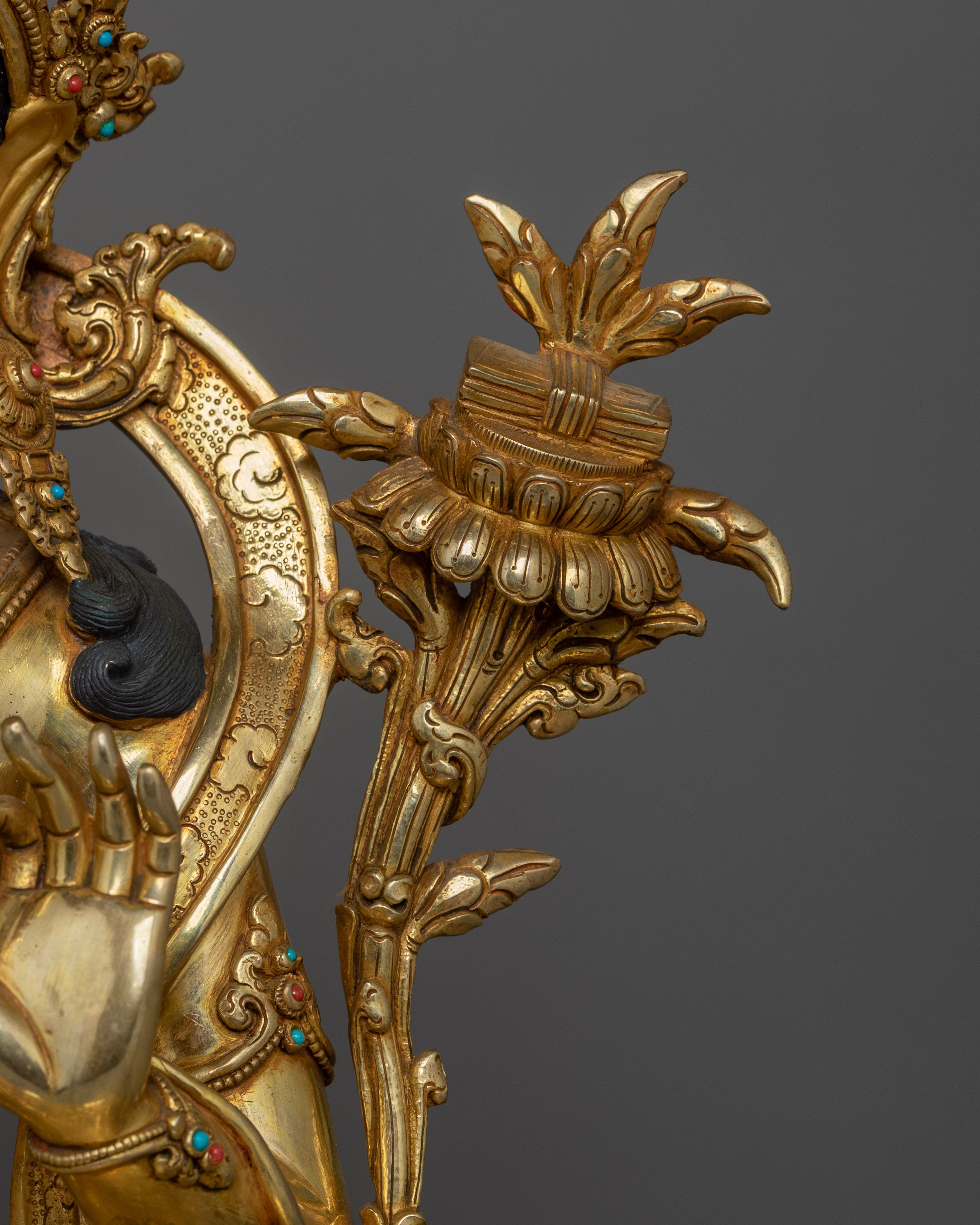 Handcrafted Wisdom Deity Manjushri | Bodhisattva Deity