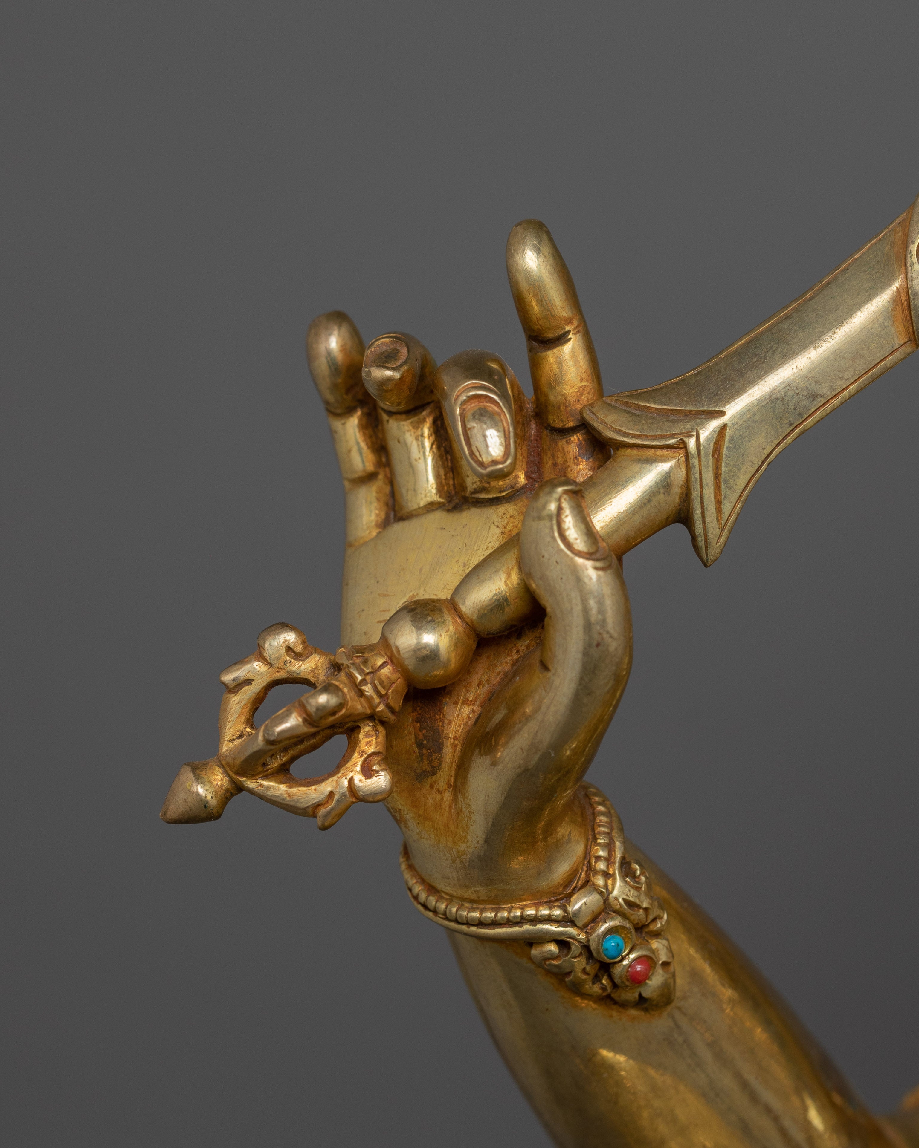 Handcrafted Wisdom Deity Manjushri | Bodhisattva Deity