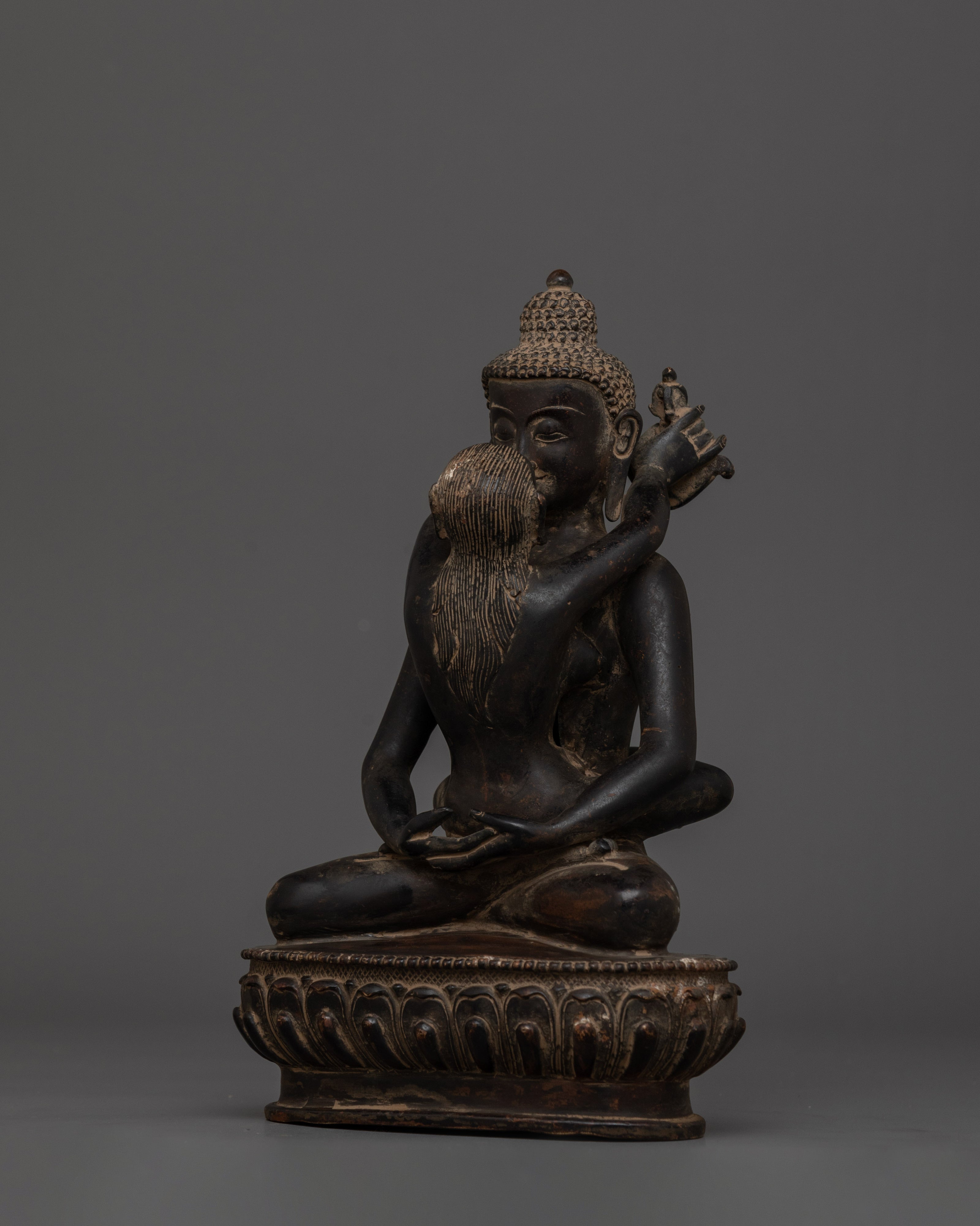 Handmade Statue of Samantabhadra with consort | Peaceful Symbol of Balanced Wisdom