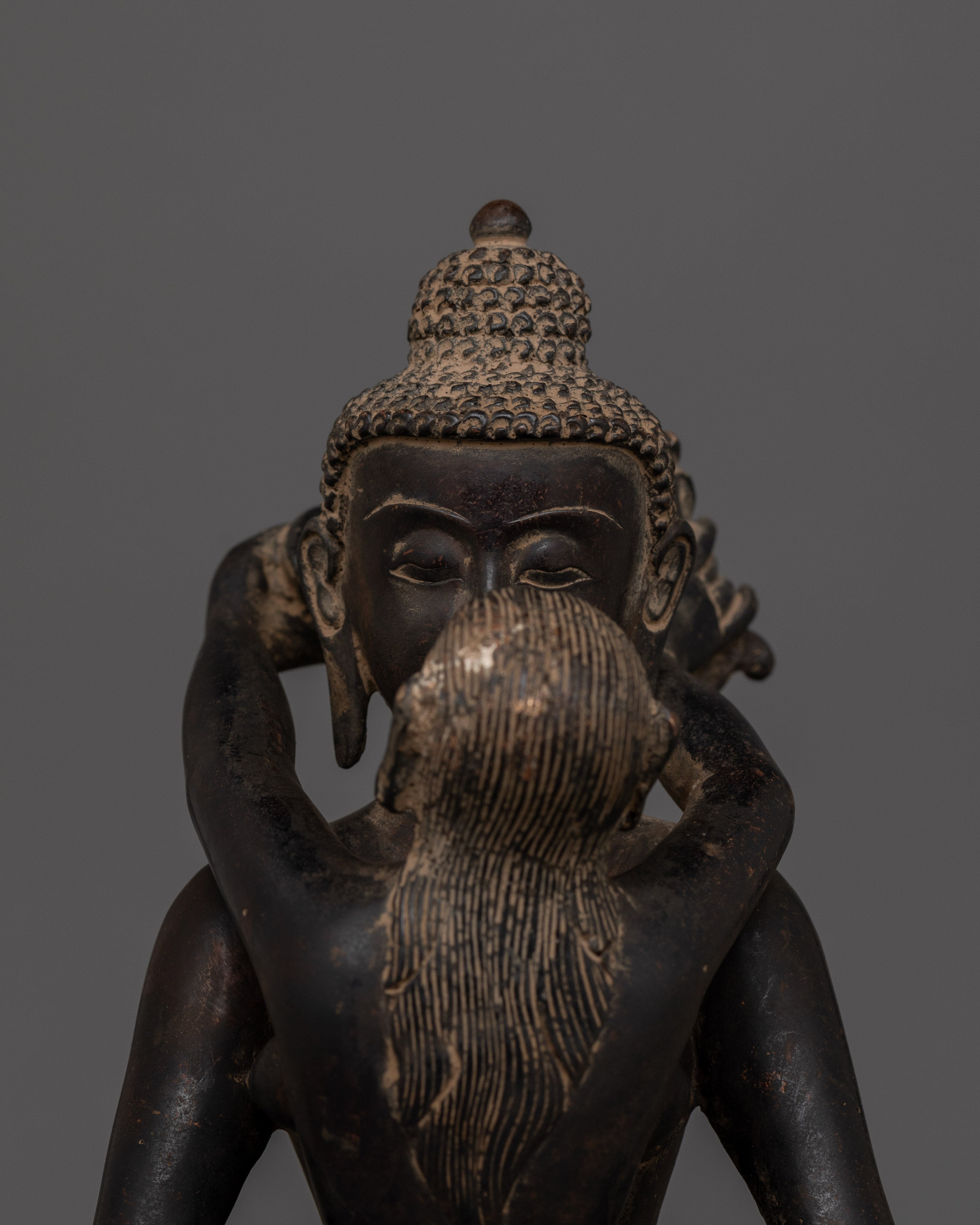 Handmade Statue of Samantabhadra with consort | Peaceful Symbol of Balanced Wisdom