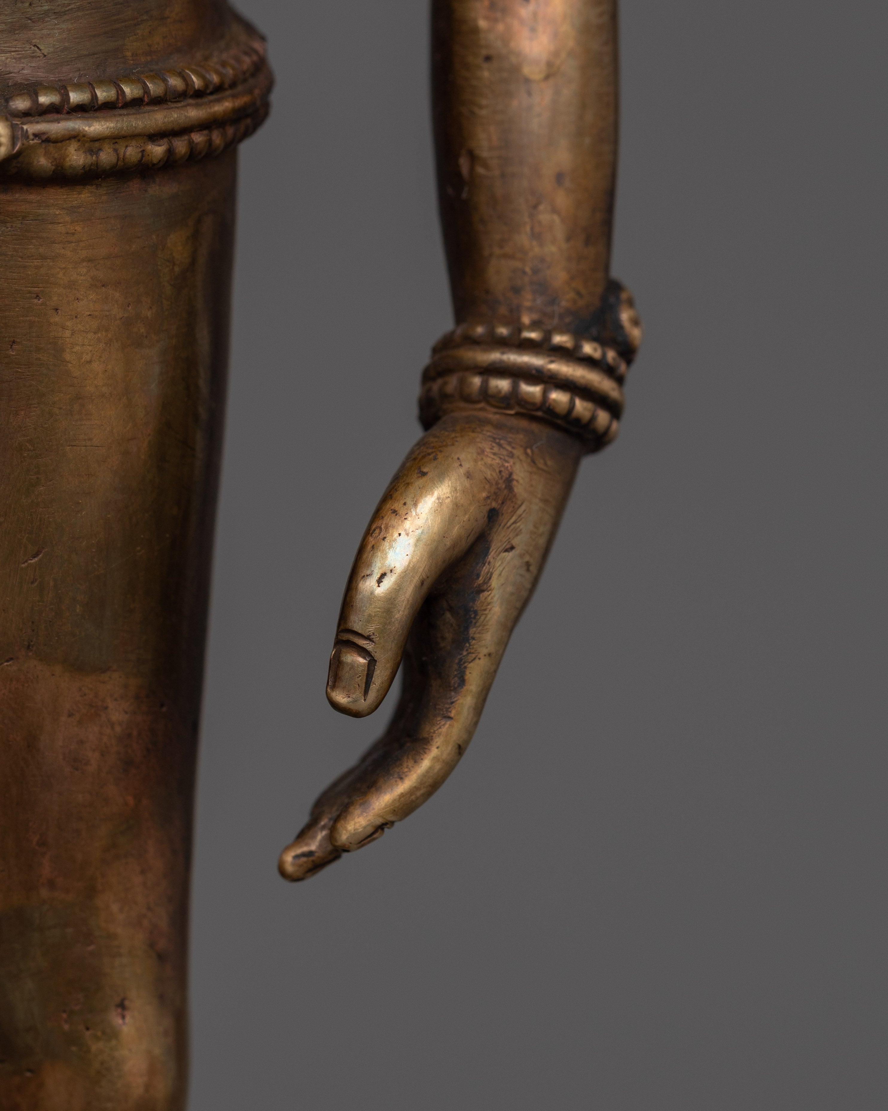 Handmade Statue of Standing Green Tara | Enlightened Energy