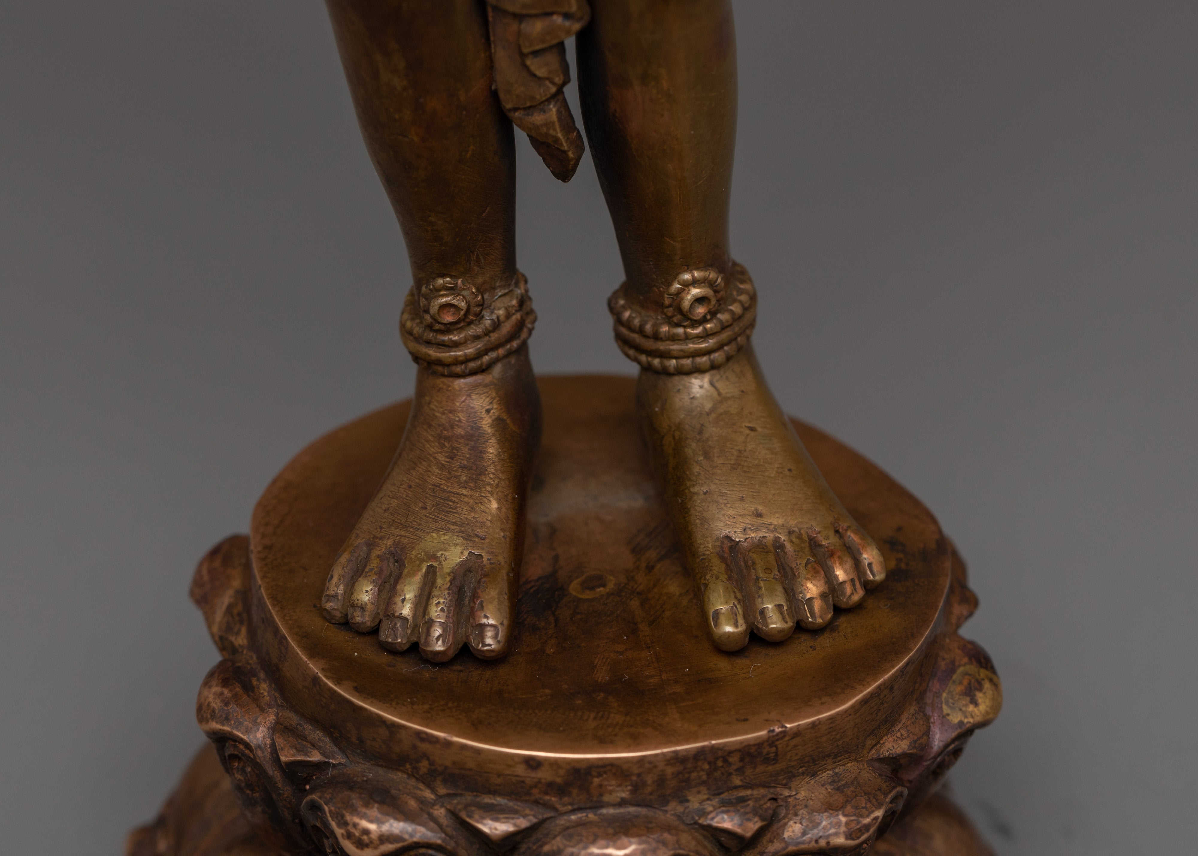 Handmade Statue of Standing Green Tara | Enlightened Energy