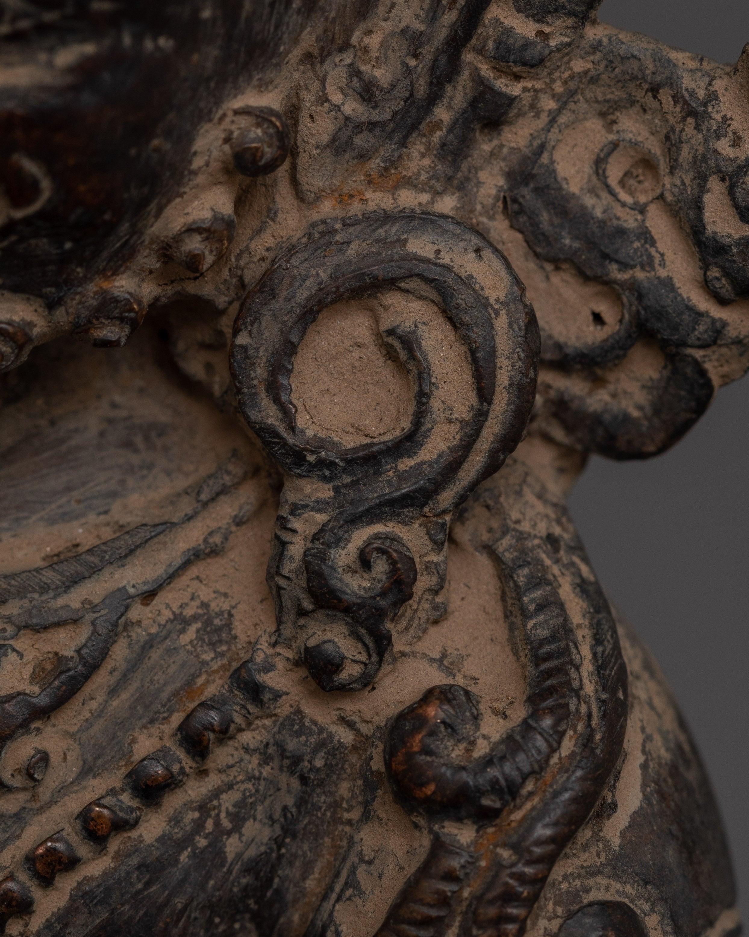 Handcrafted Deity of Fortune "Dzambhala Statue" | Wealth Deity