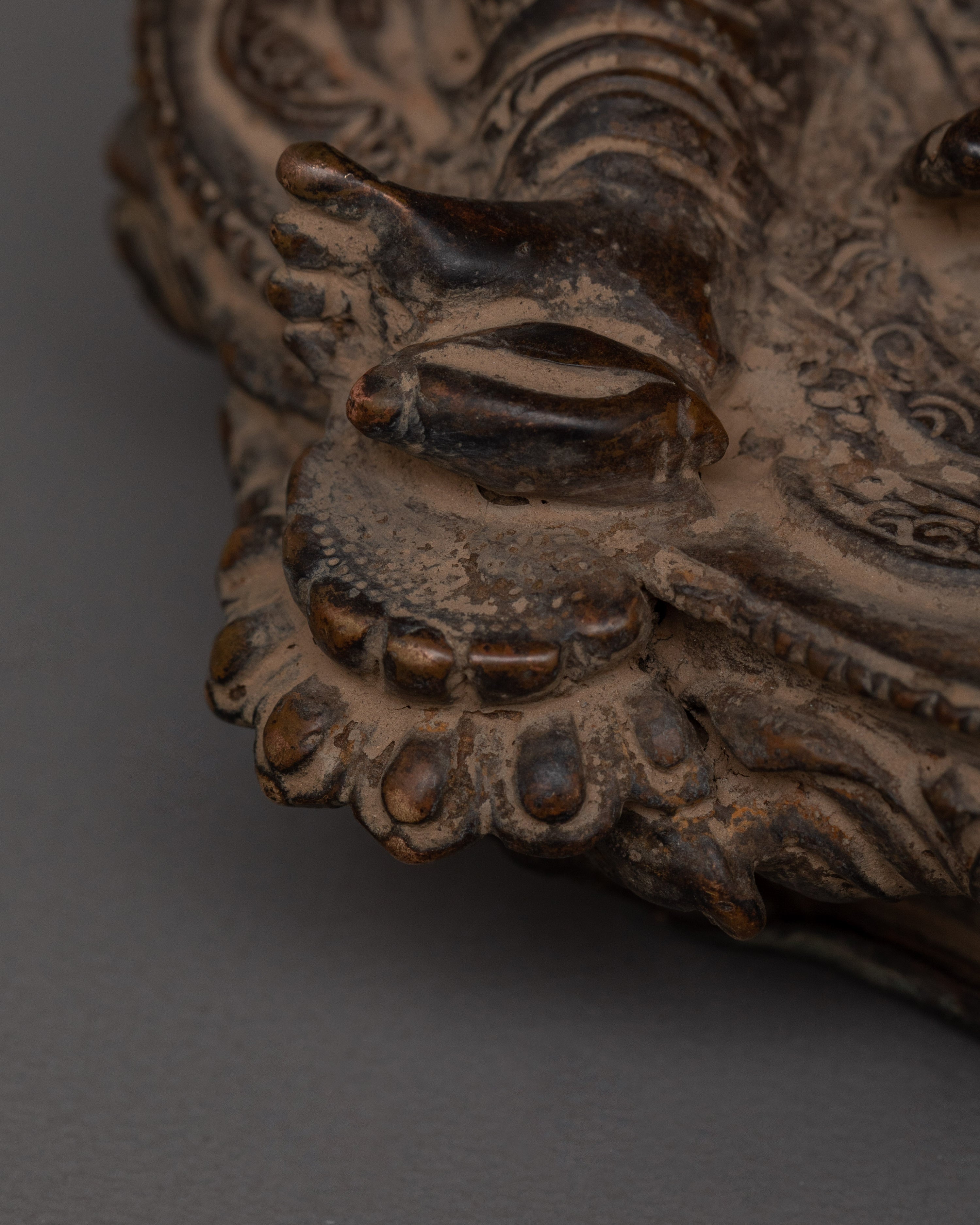 Handcrafted Deity of Fortune "Dzambhala Statue" | Wealth Deity