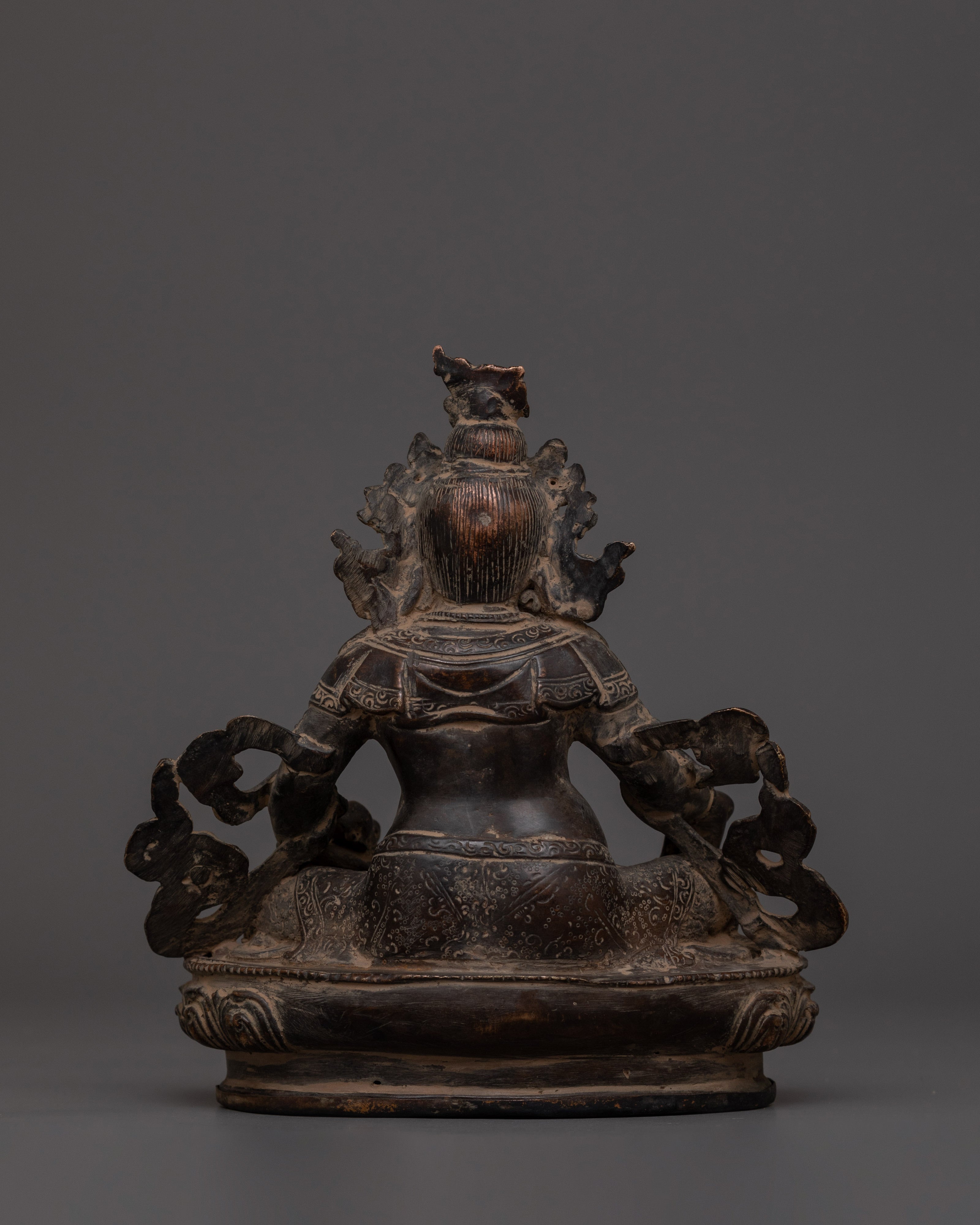 Handcrafted Deity of Fortune "Dzambhala Statue" | Wealth Deity