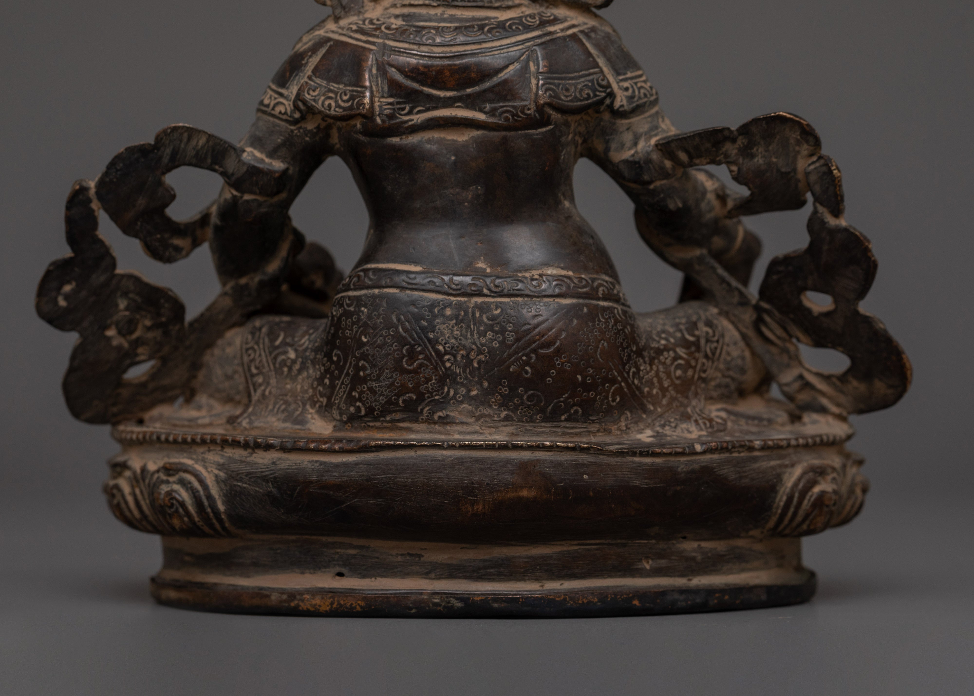 Handcrafted Deity of Fortune "Dzambhala Statue" | Wealth Deity