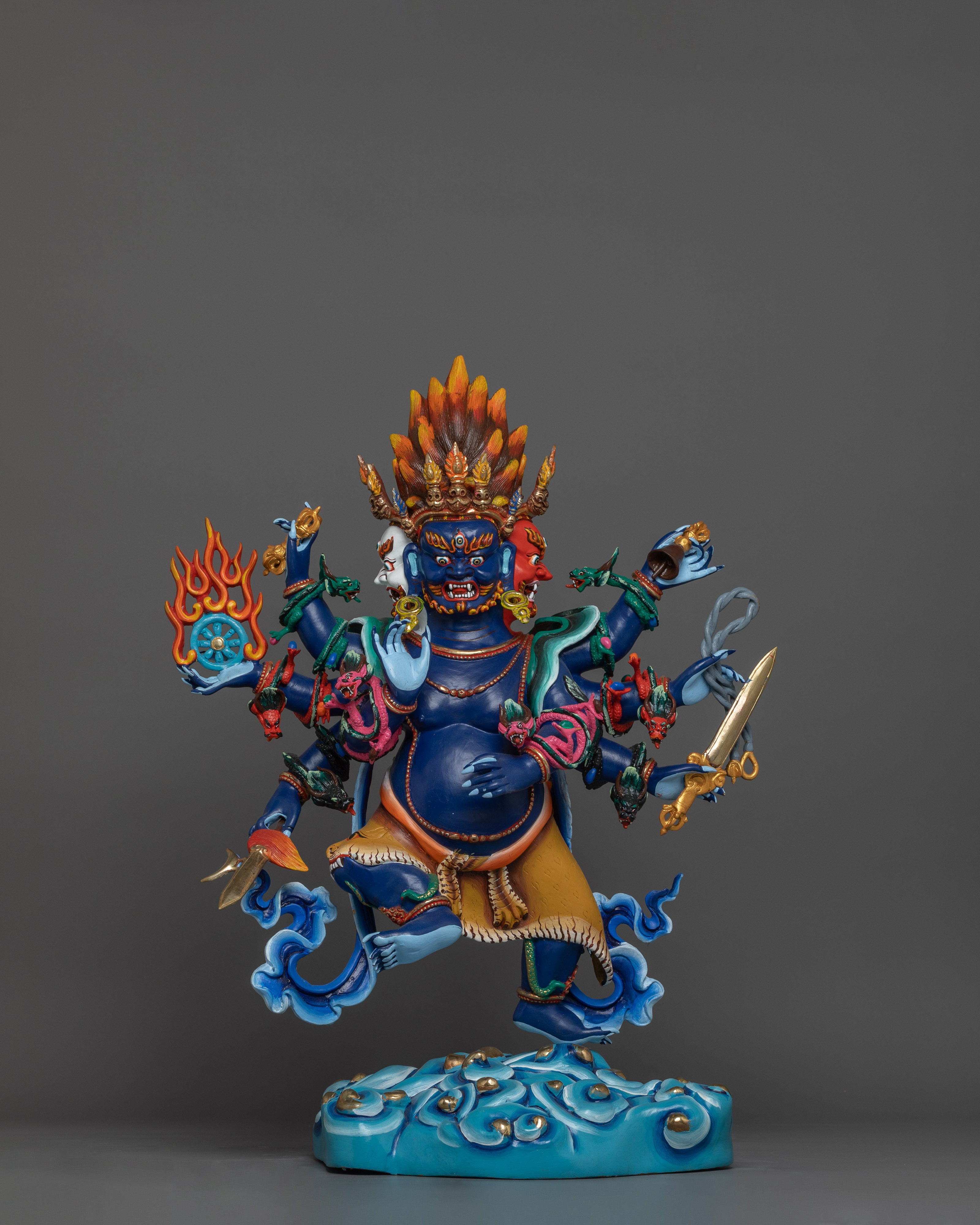 Ucchusma Handmade Statue | Buddhist Protector Deity