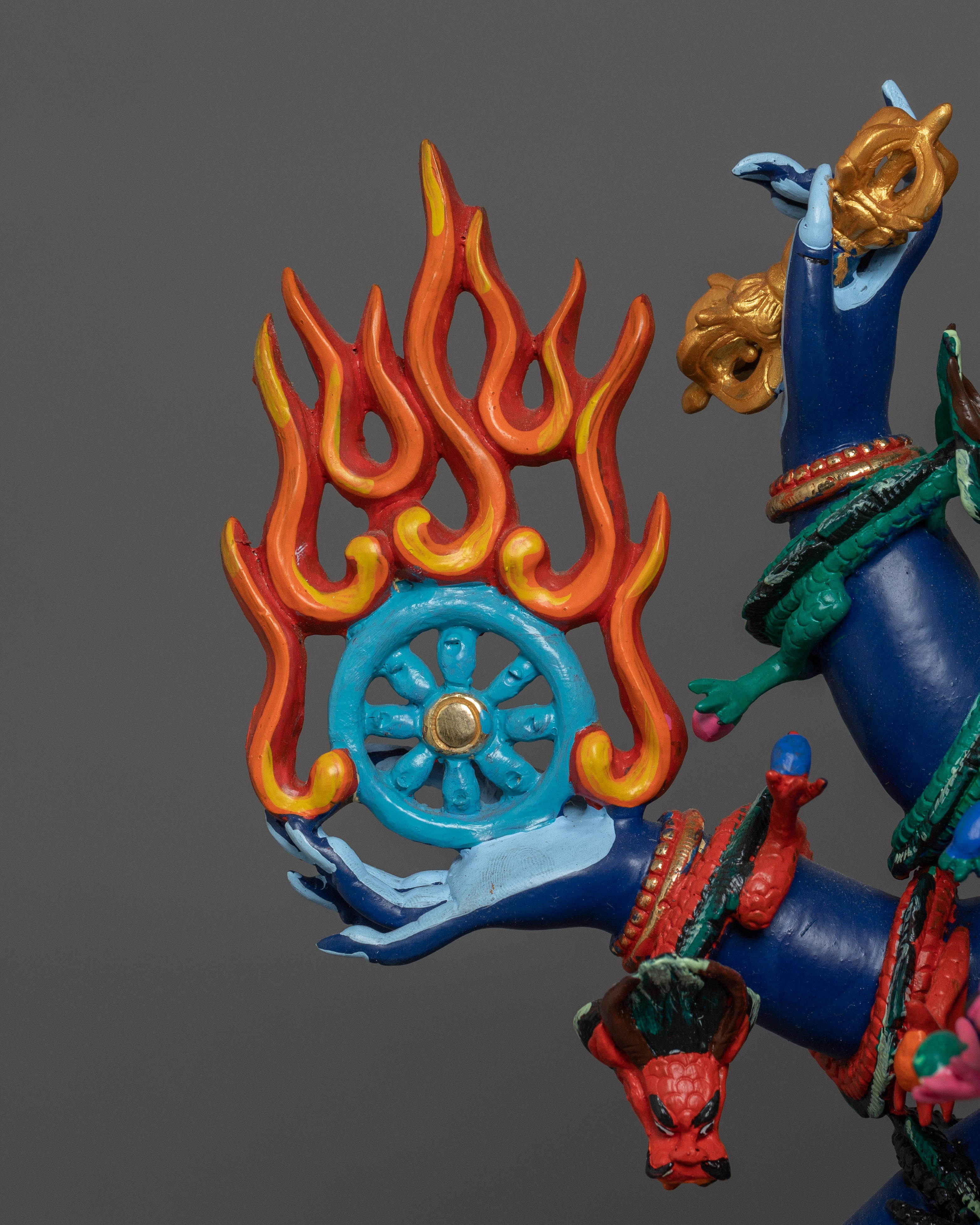 Ucchusma Handmade Statue | Buddhist Protector Deity