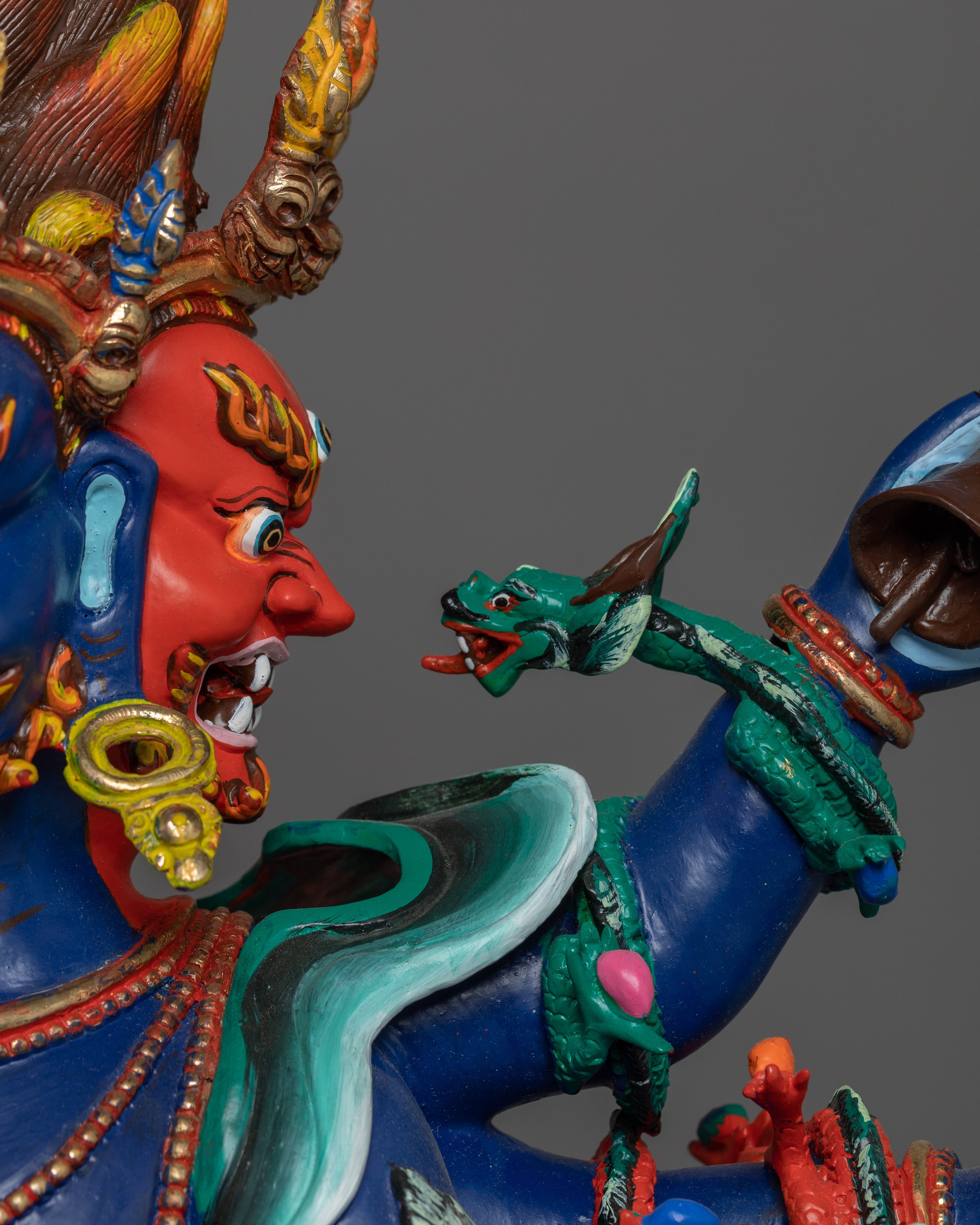 Ucchusma Handmade Statue | Buddhist Protector Deity