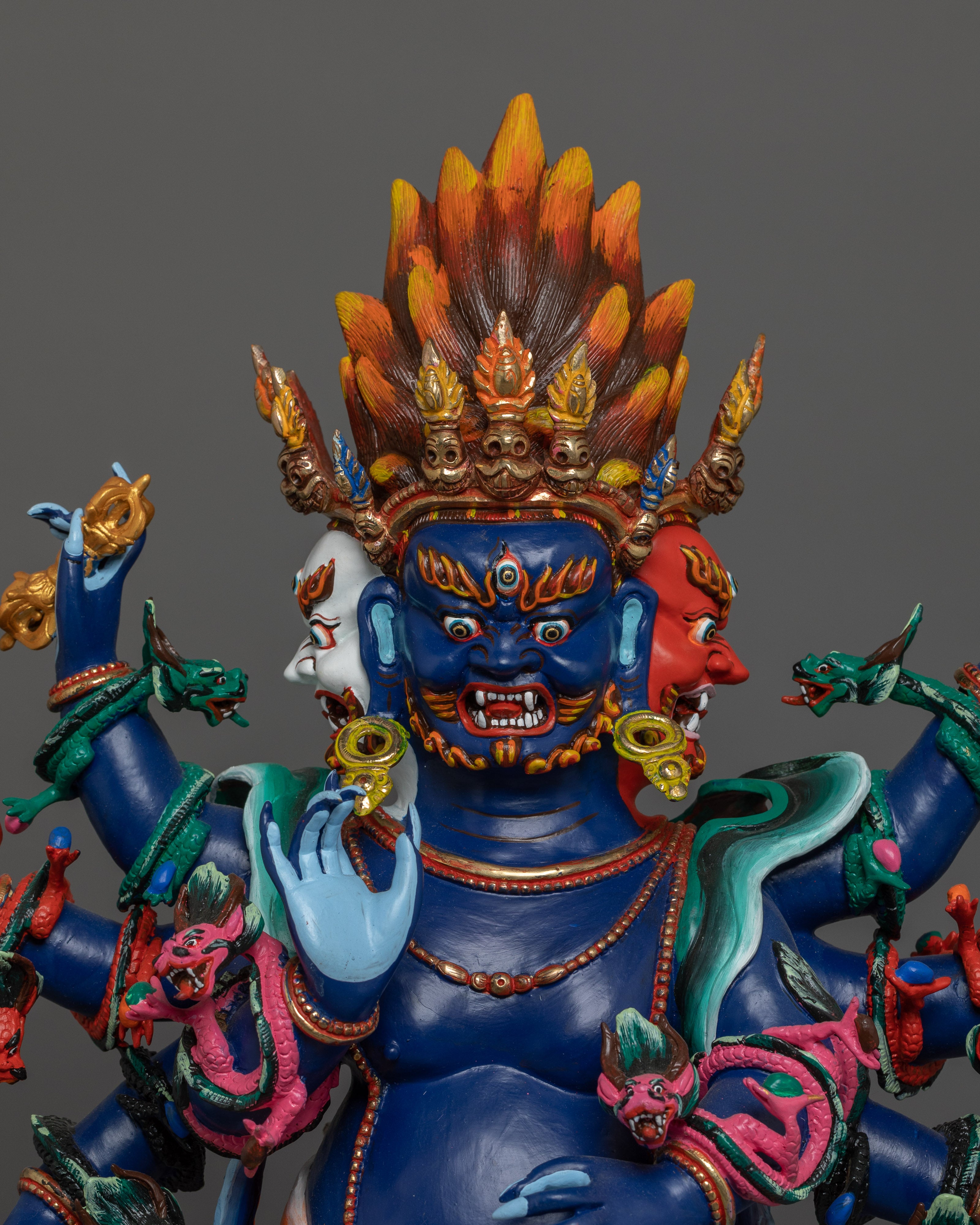 Ucchusma Handmade Statue | Buddhist Protector Deity