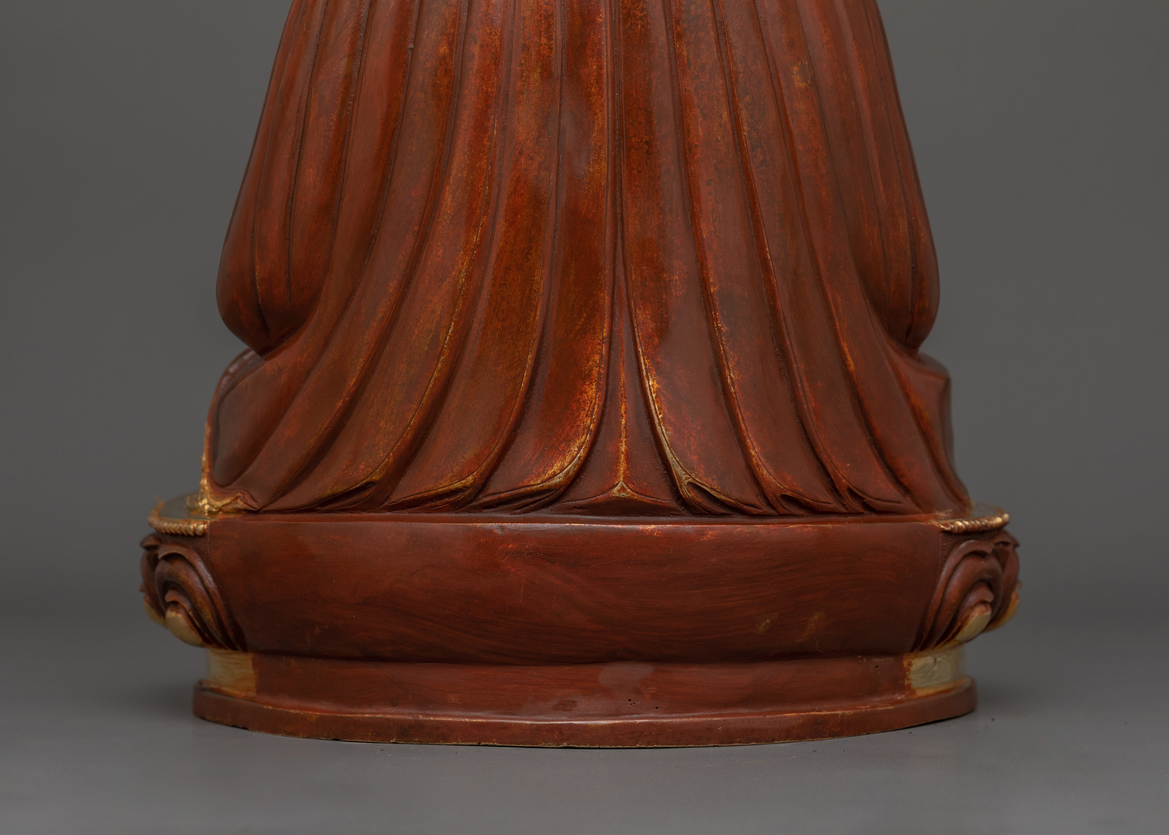 Guru Shapdum Handmade Statue | Zhabdrung Rinpoche Sculpture