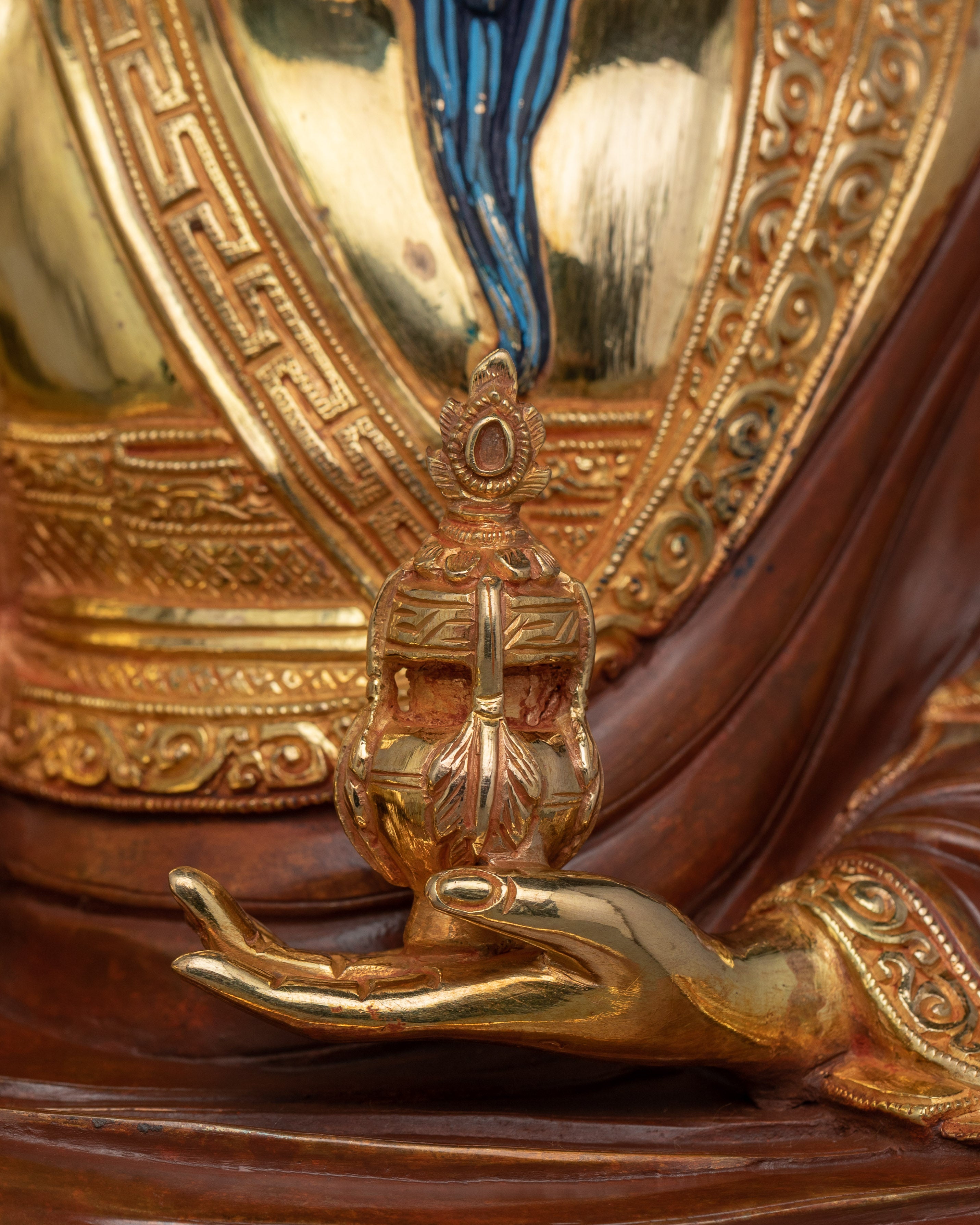 Guru Shapdum Handmade Statue | Zhabdrung Rinpoche Sculpture