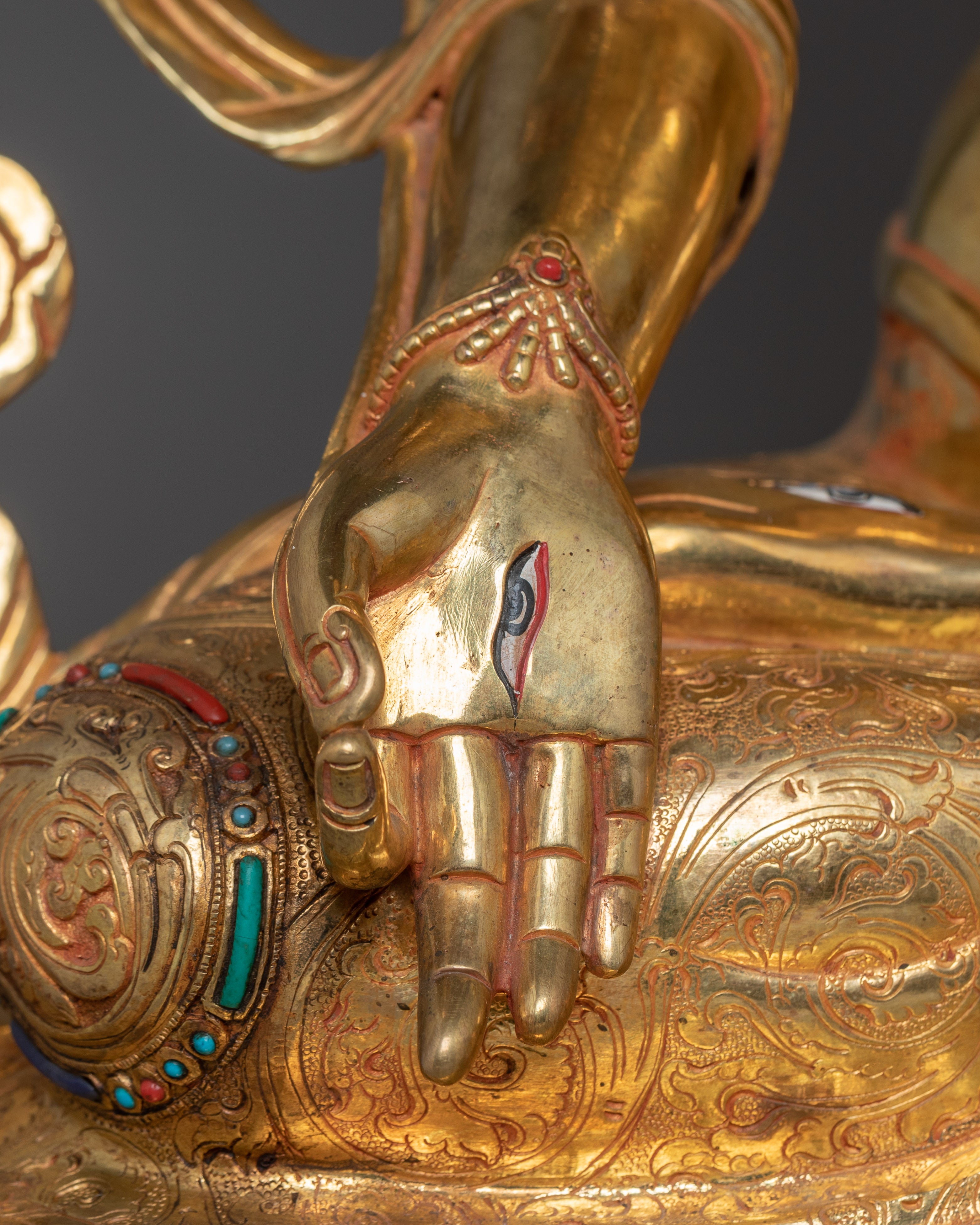 Himalayan Sculpture of White Tara | The Goddess of Compassion and Longevity