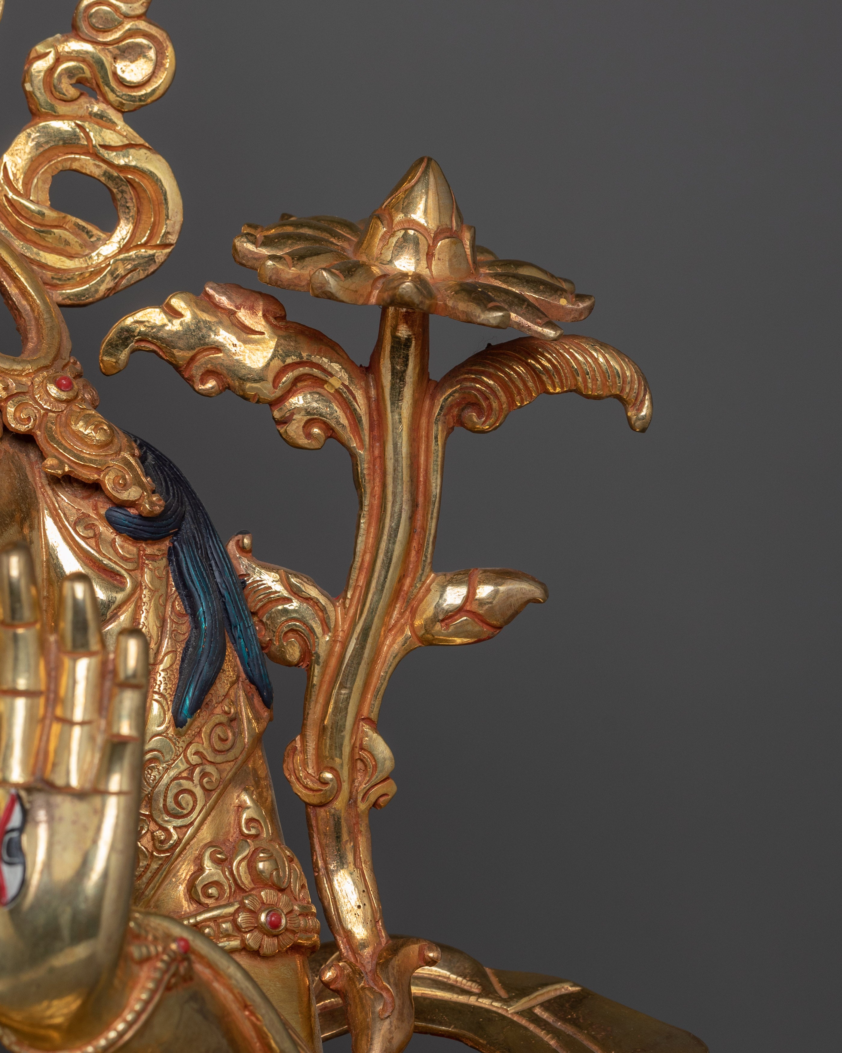 Himalayan Sculpture of White Tara | The Goddess of Compassion and Longevity