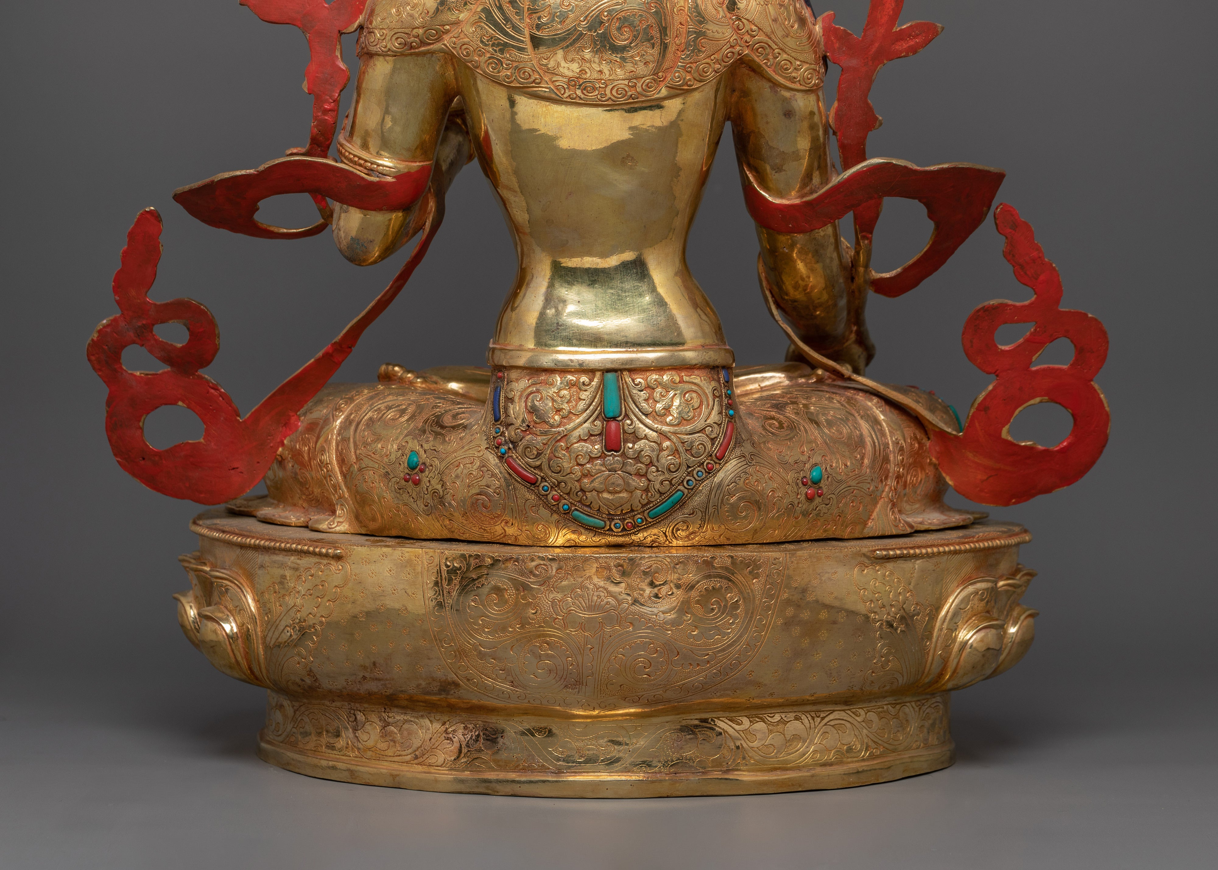 Himalayan Sculpture of White Tara | The Goddess of Compassion and Longevity