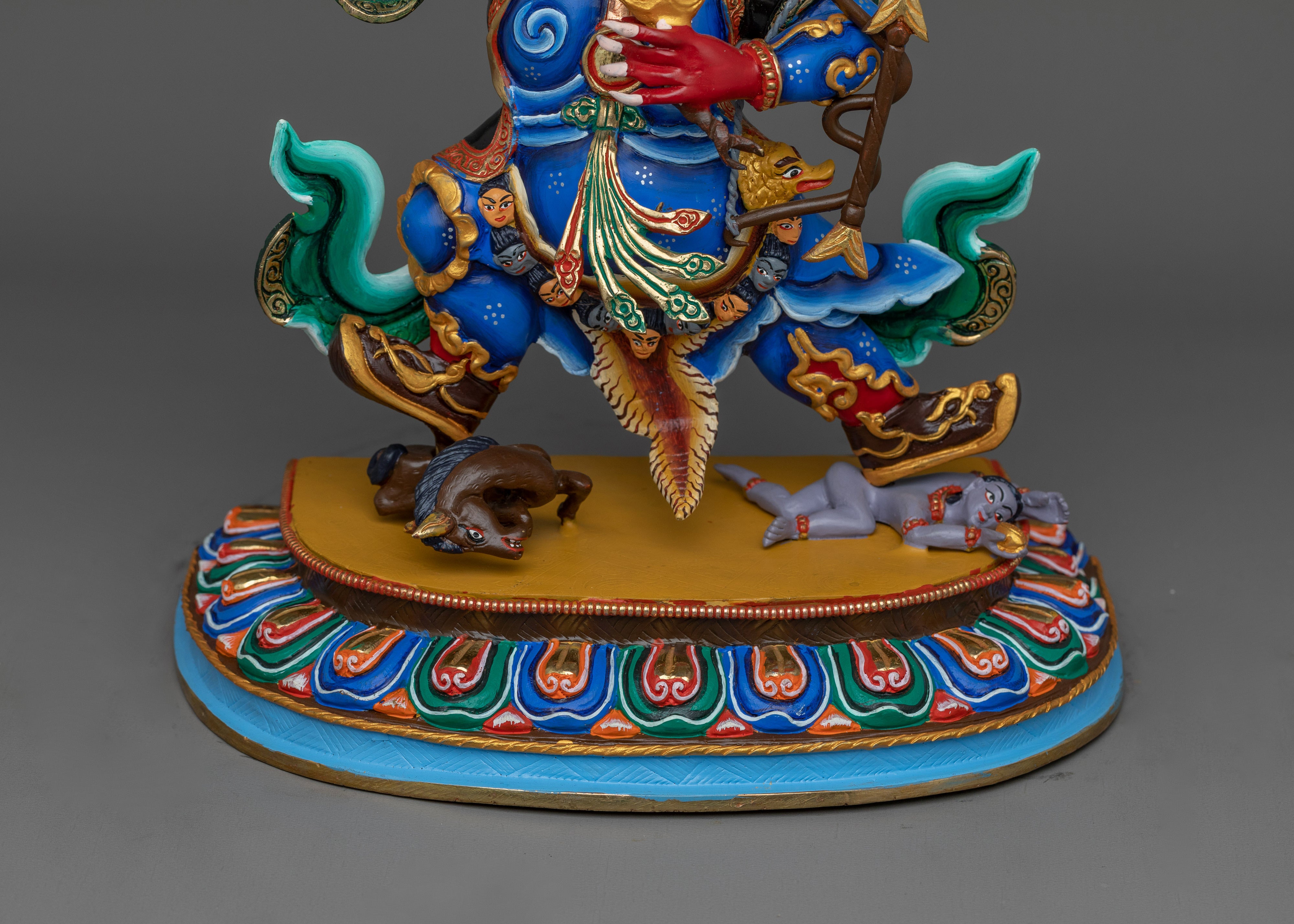 Protector Buddhist Deity Mahakala | Tibetan Sculpture
