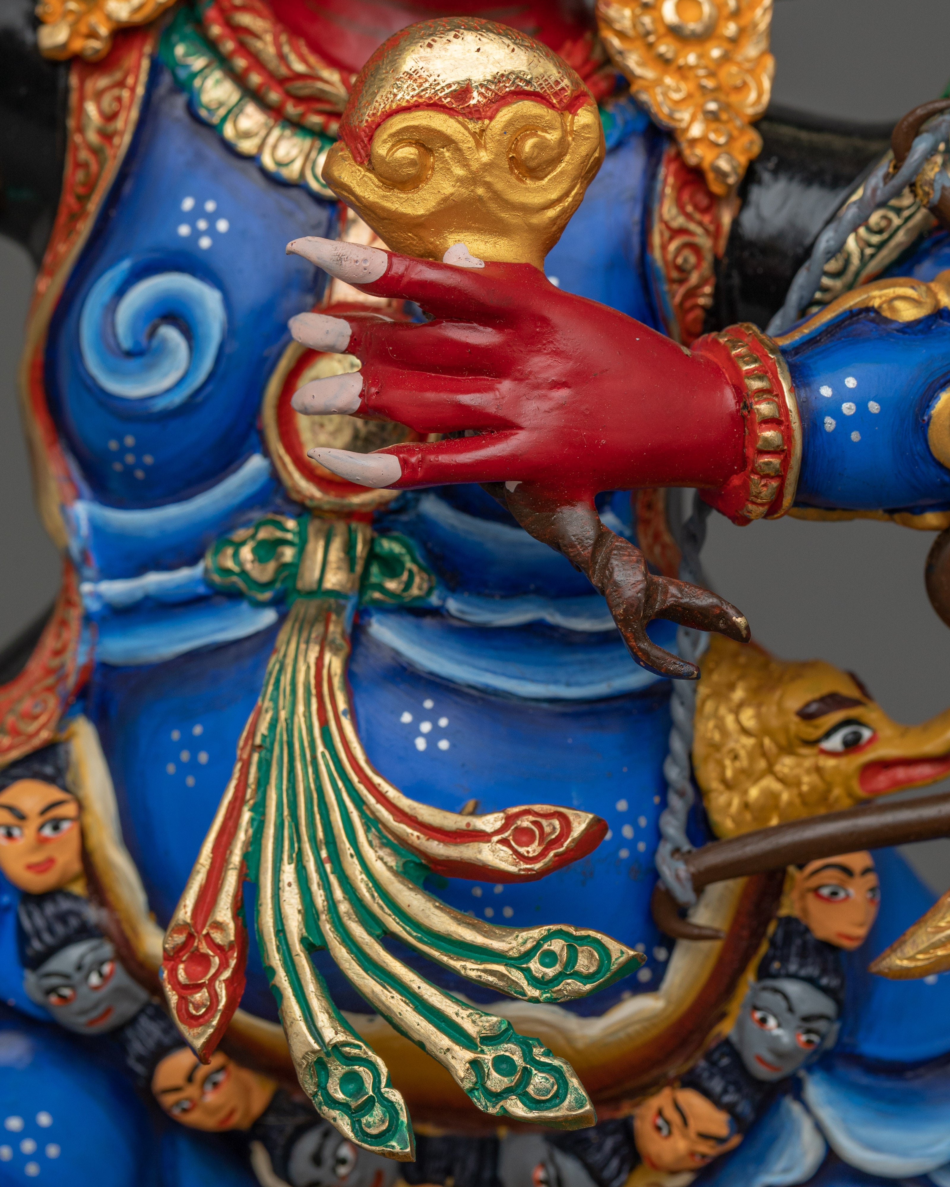 Protector Buddhist Deity Mahakala | Tibetan Sculpture