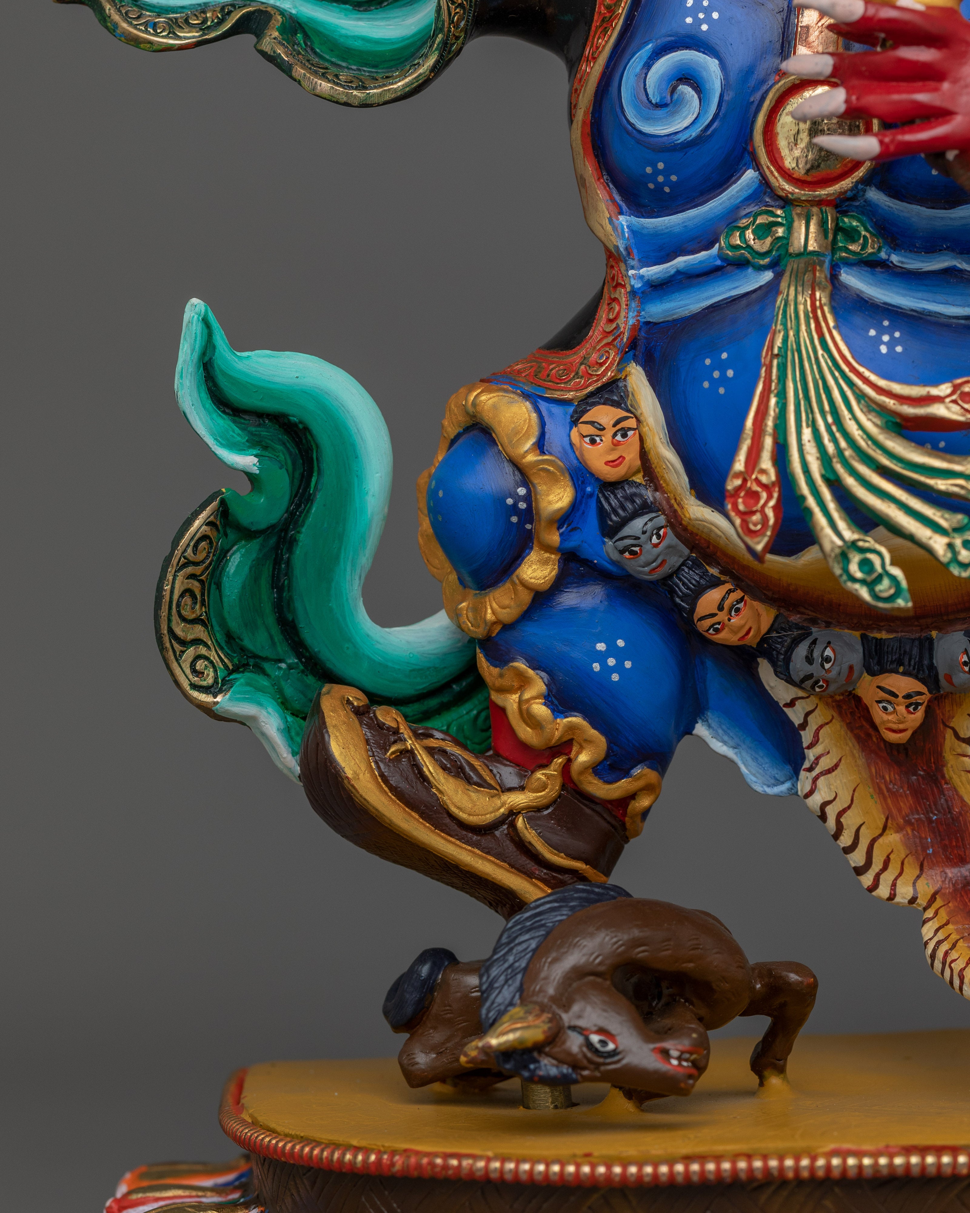 Protector Buddhist Deity Mahakala | Tibetan Sculpture